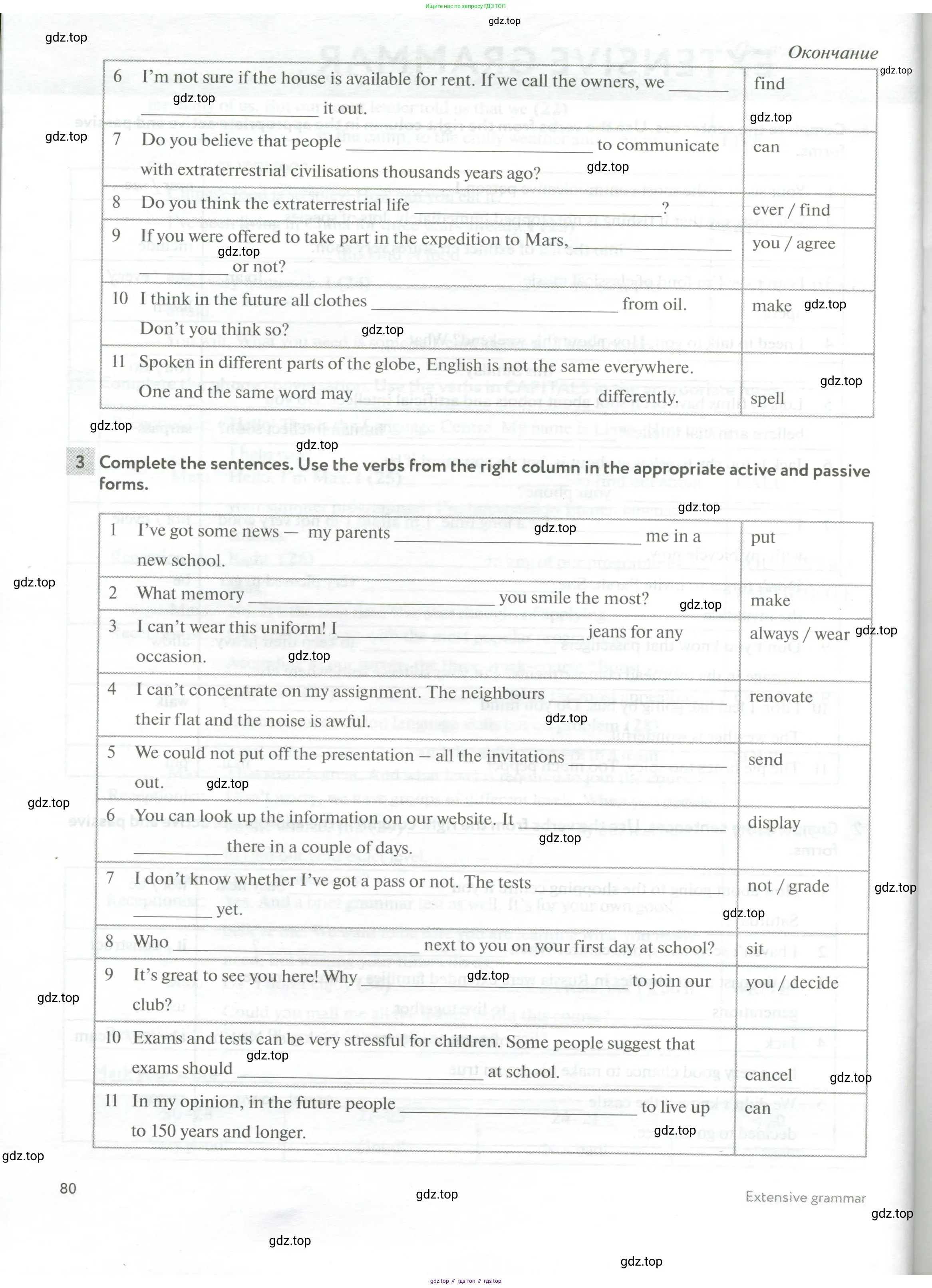 Английский язык (english), 10 класс рабочая тетрадь с контрольными работами (workbook + tests), авторы: Биболетова Мерем Забатовна, Бабушис Елена Евгеньевна, Снежко Надежда Дмитриевна, издательство Просвещение, Москва, 2021, оранжевого цвета, страница 80