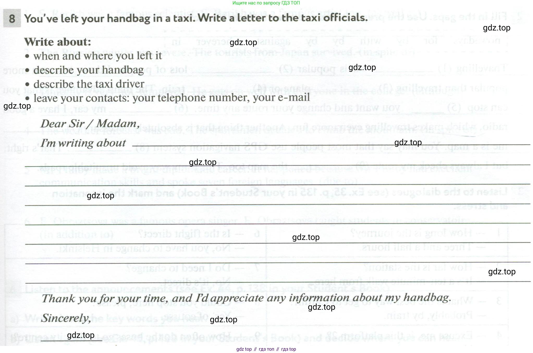 Английский язык (english), 10 класс рабочая тетрадь с контрольными работами (workbook + tests), авторы: Биболетова Мерем Забатовна, Бабушис Елена Евгеньевна, Снежко Надежда Дмитриевна, издательство Просвещение, Москва, 2021, оранжевого цвета, страница 65, номер 8, Условие