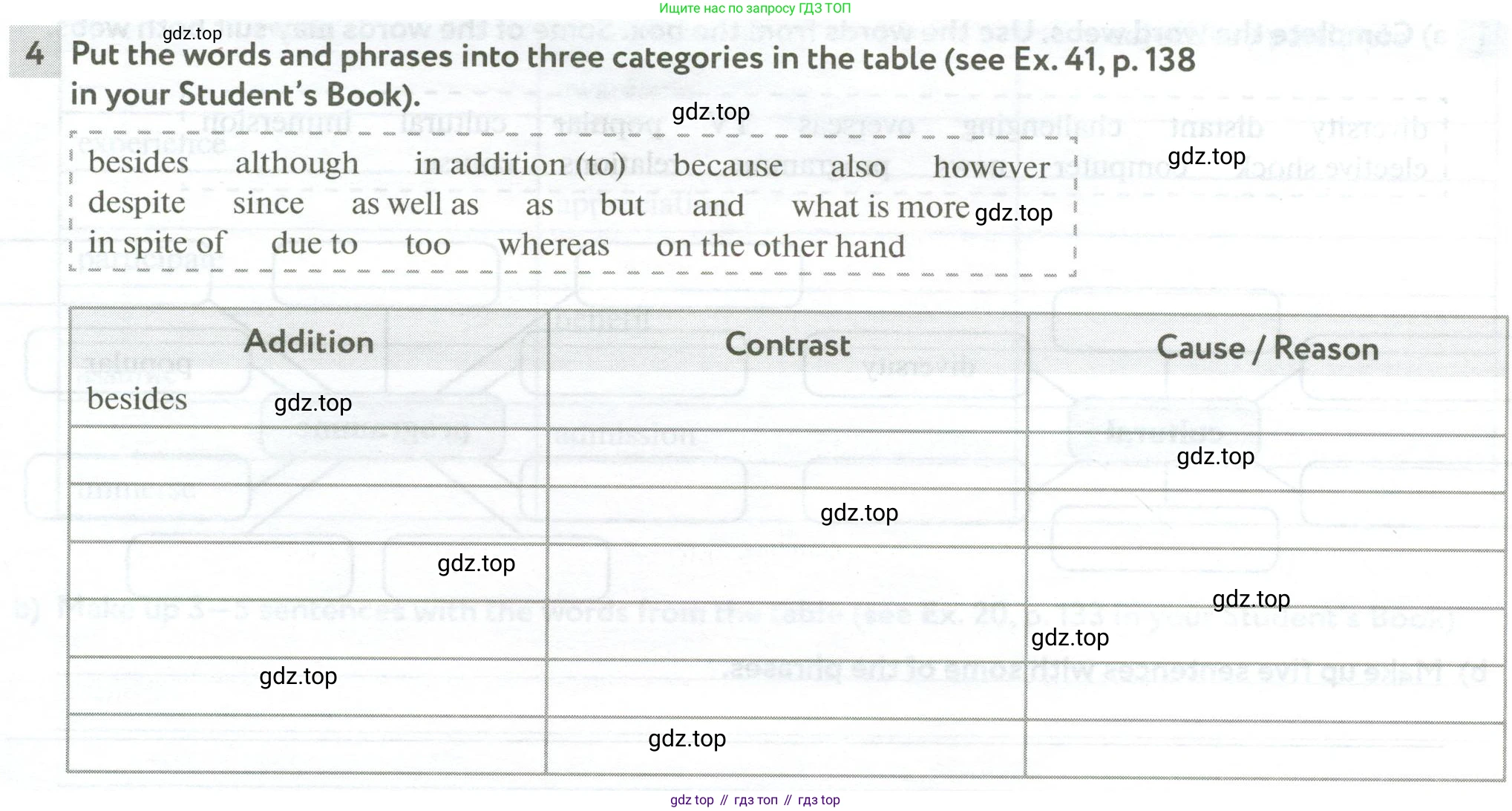 Английский язык (english), 10 класс рабочая тетрадь с контрольными работами (workbook + tests), авторы: Биболетова Мерем Забатовна, Бабушис Елена Евгеньевна, Снежко Надежда Дмитриевна, издательство Просвещение, Москва, 2021, оранжевого цвета, страница 66, номер 4, Условие