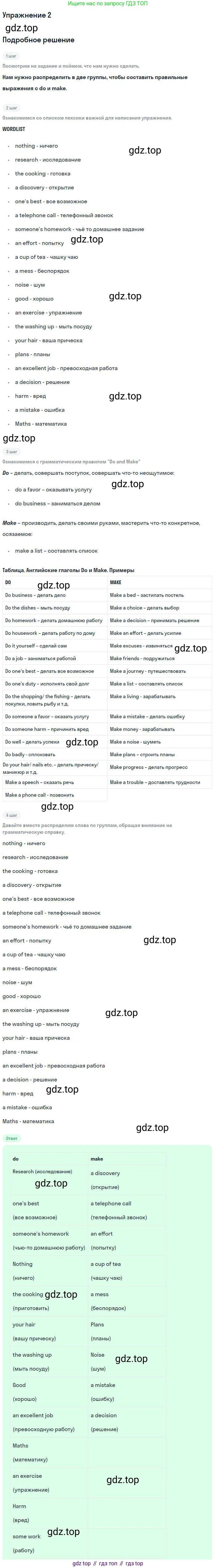 Английский язык (english), 10 класс рабочая тетрадь с контрольными работами (workbook + tests), авторы: Биболетова Мерем Забатовна, Бабушис Елена Евгеньевна, Снежко Надежда Дмитриевна, издательство Просвещение, Москва, 2021, оранжевого цвета, страница 44, номер 2, Решение