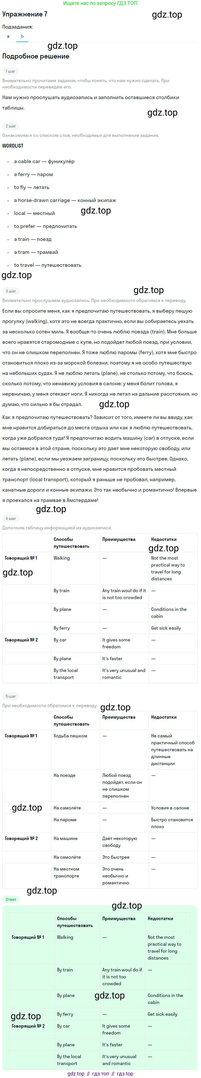 Английский язык (english), 10 класс рабочая тетрадь с контрольными работами (workbook + tests), авторы: Биболетова Мерем Забатовна, Бабушис Елена Евгеньевна, Снежко Надежда Дмитриевна, издательство Просвещение, Москва, 2021, оранжевого цвета, страница 67, номер 7, Решение (продолжение 2)