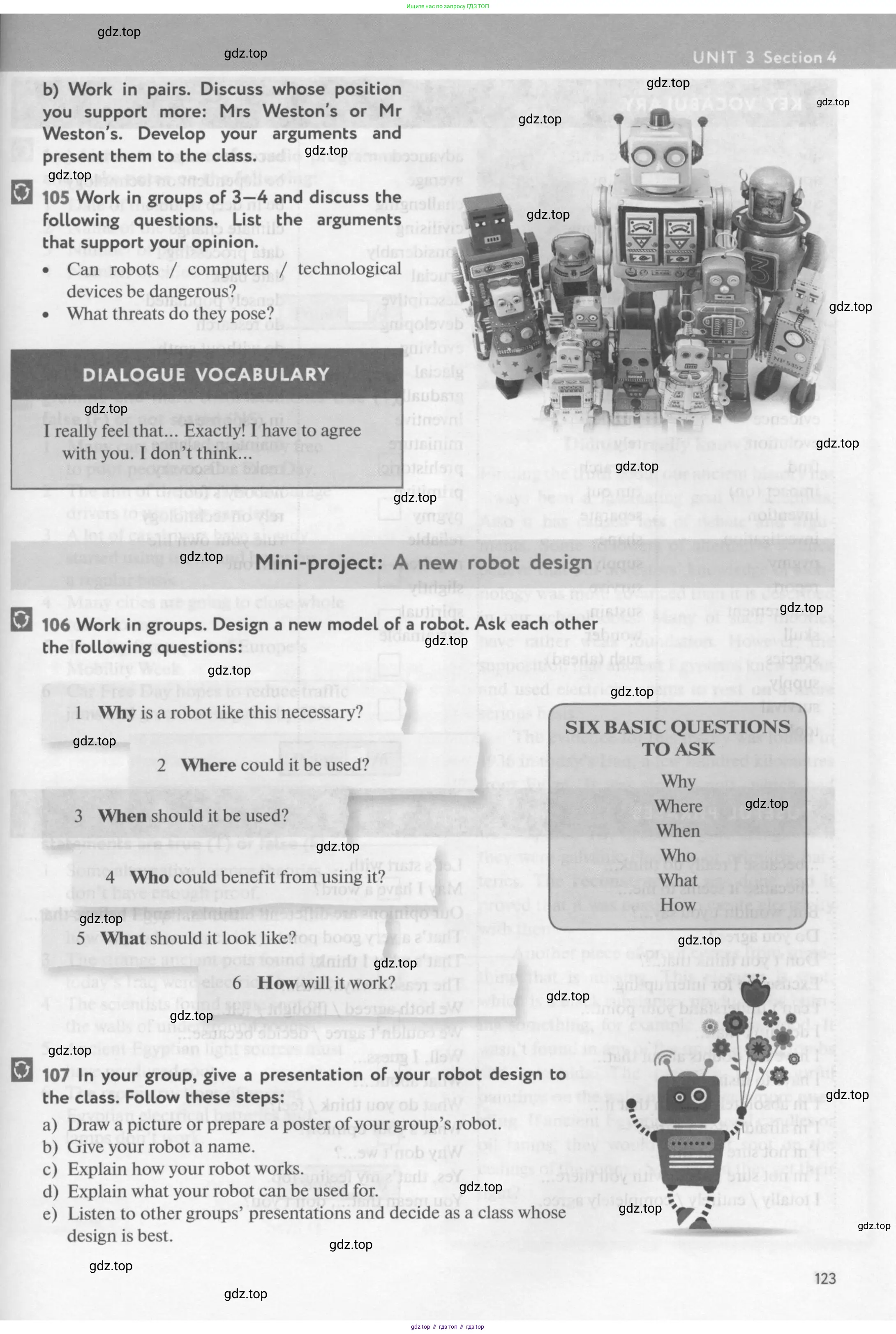 Английский язык (english), 10 класс Учебник (Student's book), авторы: Биболетова Мерем Забатовна, Бабушис Елена Евгеньевна, Снежко Надежда Дмитриевна, издательство Просвещение, Москва, 2016, оранжевого цвета, страница 123
