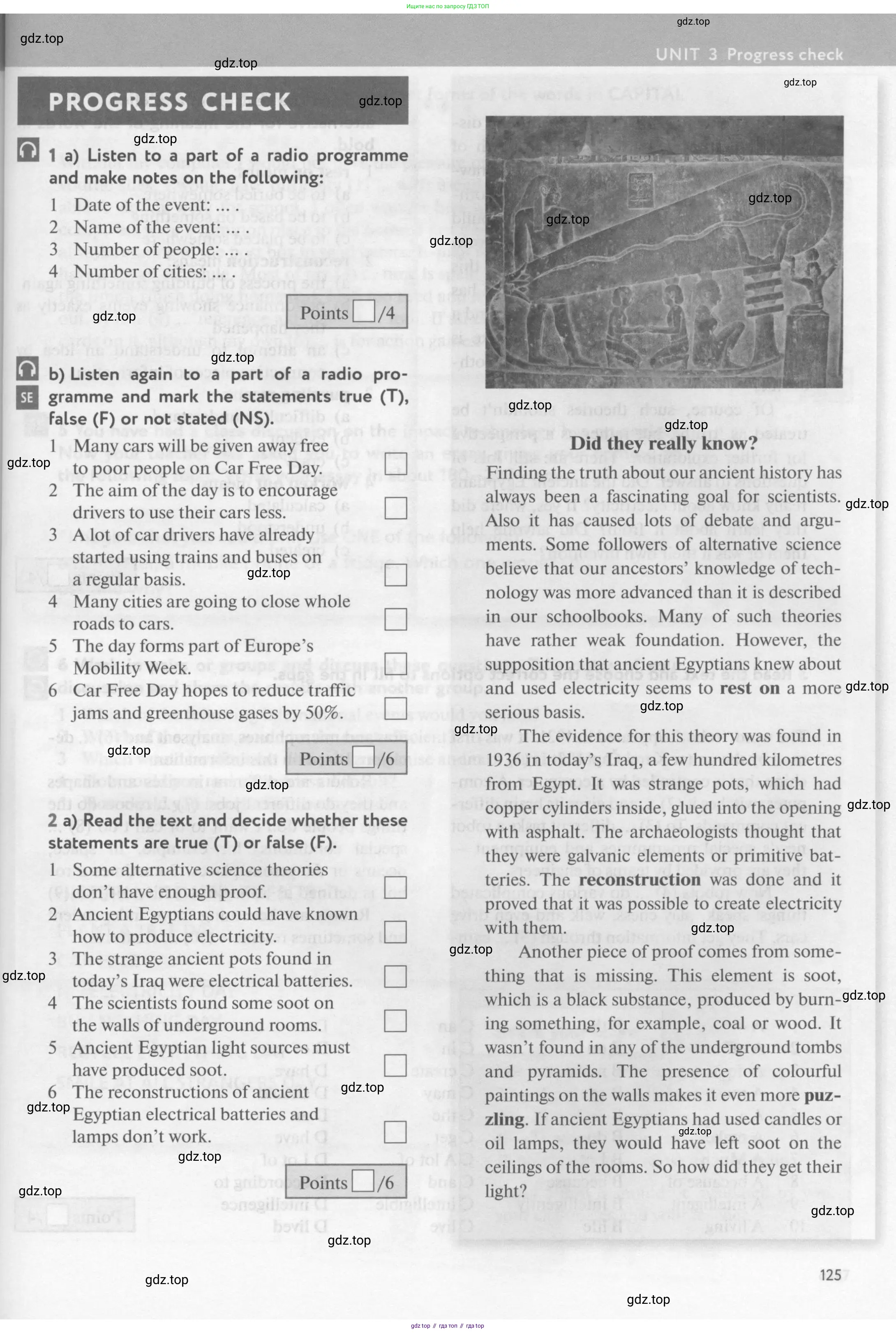 Английский язык (english), 10 класс Учебник (Student's book), авторы: Биболетова Мерем Забатовна, Бабушис Елена Евгеньевна, Снежко Надежда Дмитриевна, издательство Просвещение, Москва, 2016, оранжевого цвета, страница 125