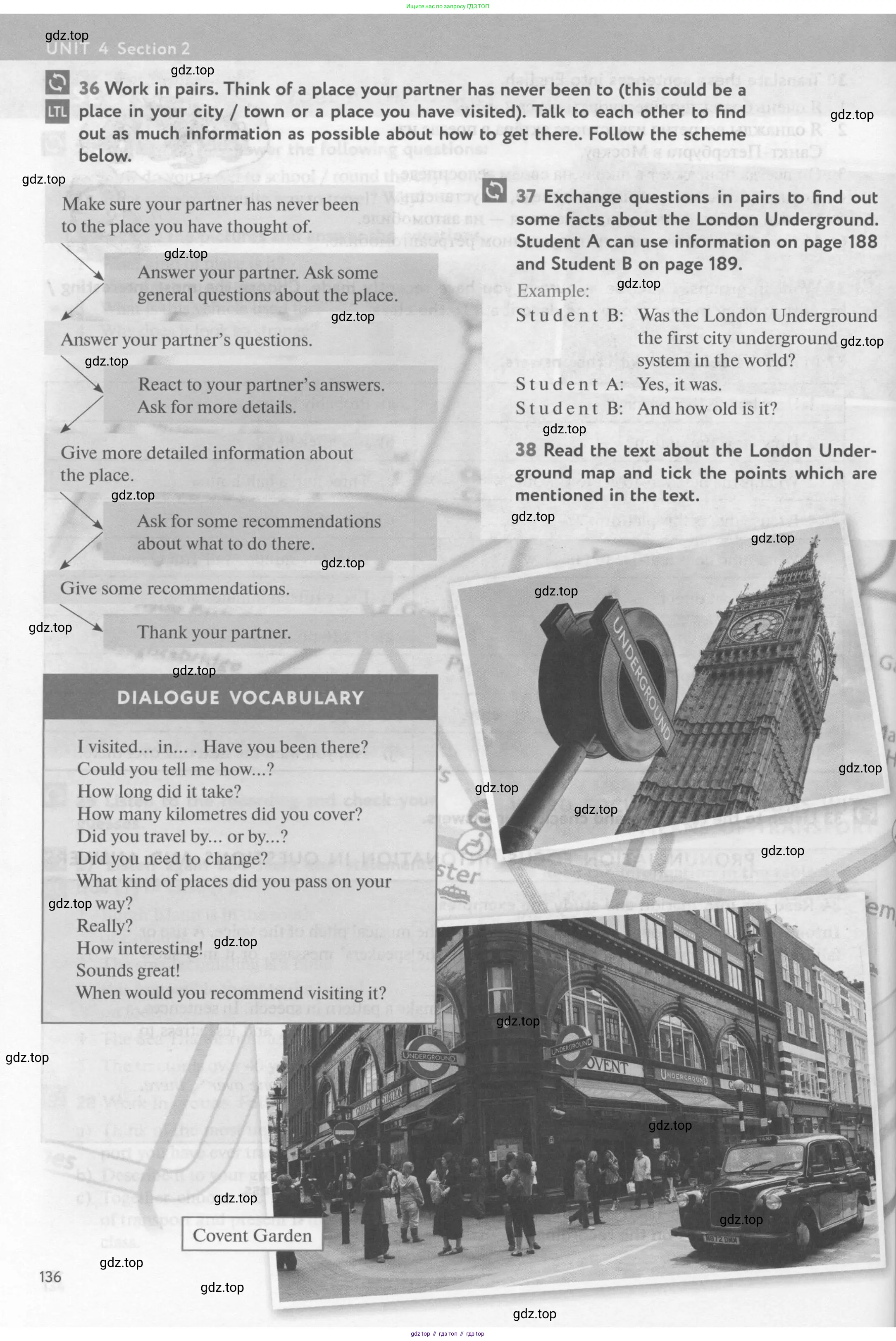 Английский язык (english), 10 класс Учебник (Student's book), авторы: Биболетова Мерем Забатовна, Бабушис Елена Евгеньевна, Снежко Надежда Дмитриевна, издательство Просвещение, Москва, 2016, оранжевого цвета, страница 136