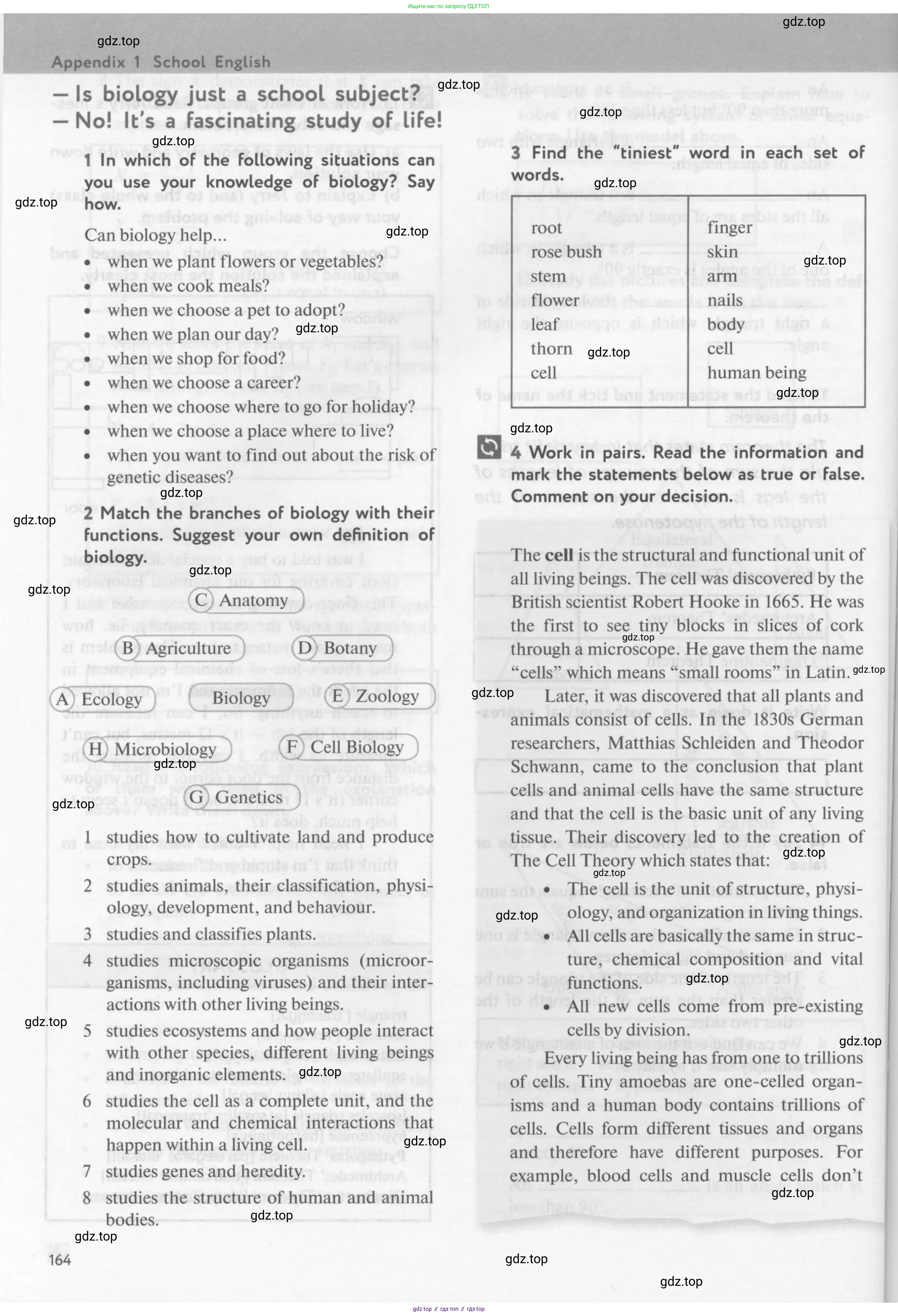 Английский язык (english), 10 класс Учебник (Student's book), авторы: Биболетова Мерем Забатовна, Бабушис Елена Евгеньевна, Снежко Надежда Дмитриевна, издательство Просвещение, Москва, 2016, оранжевого цвета, страница 164