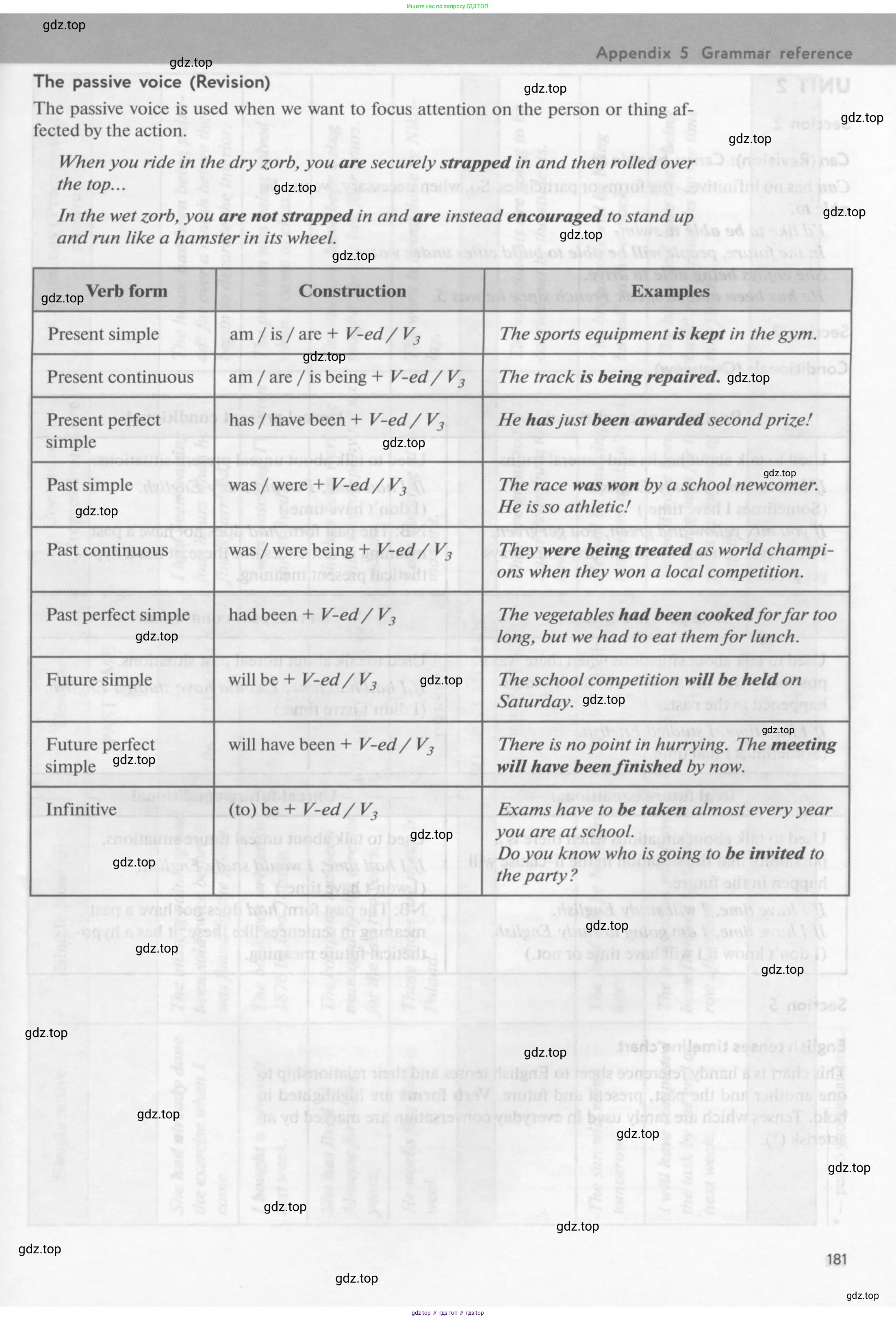 Английский язык (english), 10 класс Учебник (Student's book), авторы: Биболетова Мерем Забатовна, Бабушис Елена Евгеньевна, Снежко Надежда Дмитриевна, издательство Просвещение, Москва, 2016, оранжевого цвета, страница 181
