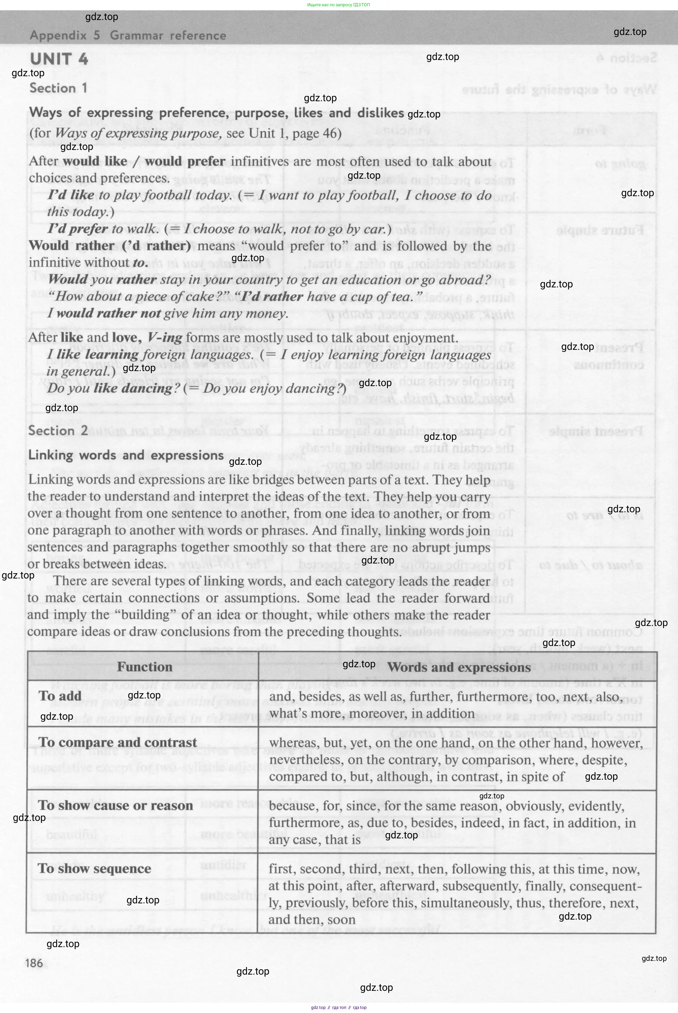 Английский язык (english), 10 класс Учебник (Student's book), авторы: Биболетова Мерем Забатовна, Бабушис Елена Евгеньевна, Снежко Надежда Дмитриевна, издательство Просвещение, Москва, 2016, оранжевого цвета, страница 186