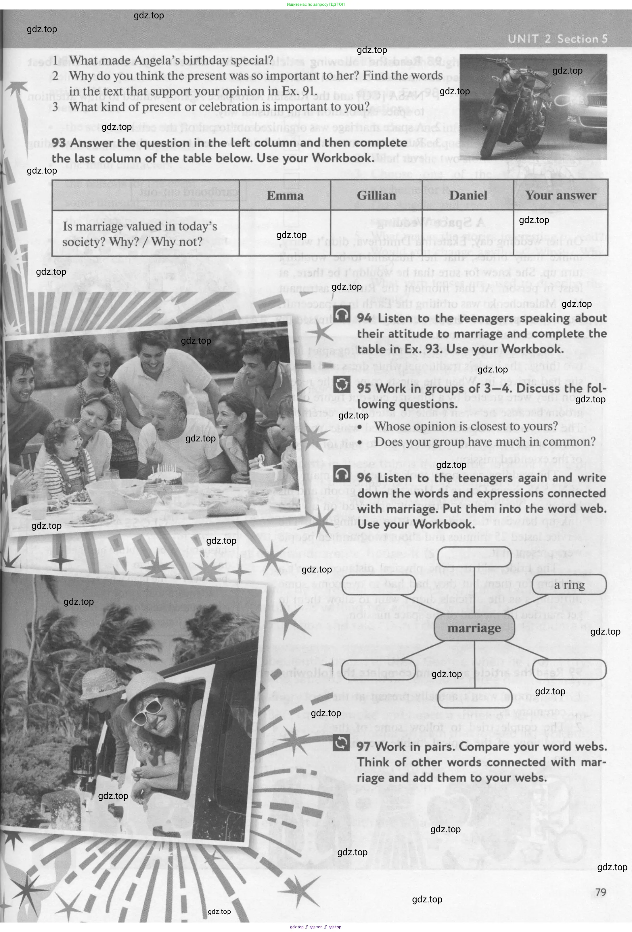 Английский язык (english), 10 класс Учебник (Student's book), авторы: Биболетова Мерем Забатовна, Бабушис Елена Евгеньевна, Снежко Надежда Дмитриевна, издательство Просвещение, Москва, 2016, оранжевого цвета, страница 79