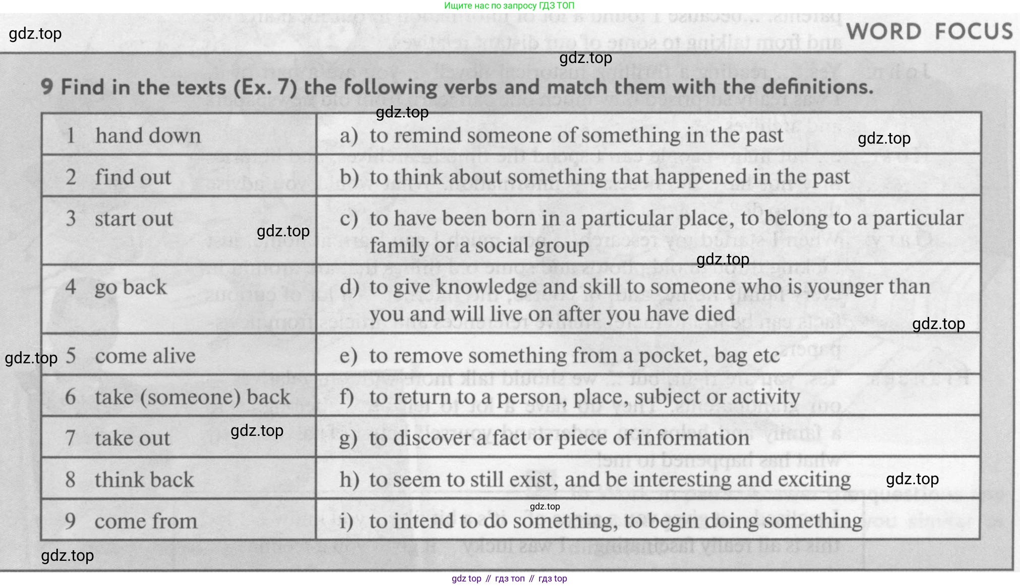 Английский язык (english), 10 класс Учебник (Student's book), авторы: Биболетова Мерем Забатовна, Бабушис Елена Евгеньевна, Снежко Надежда Дмитриевна, издательство Просвещение, Москва, 2016, оранжевого цвета, страница 57, номер 9, Условие