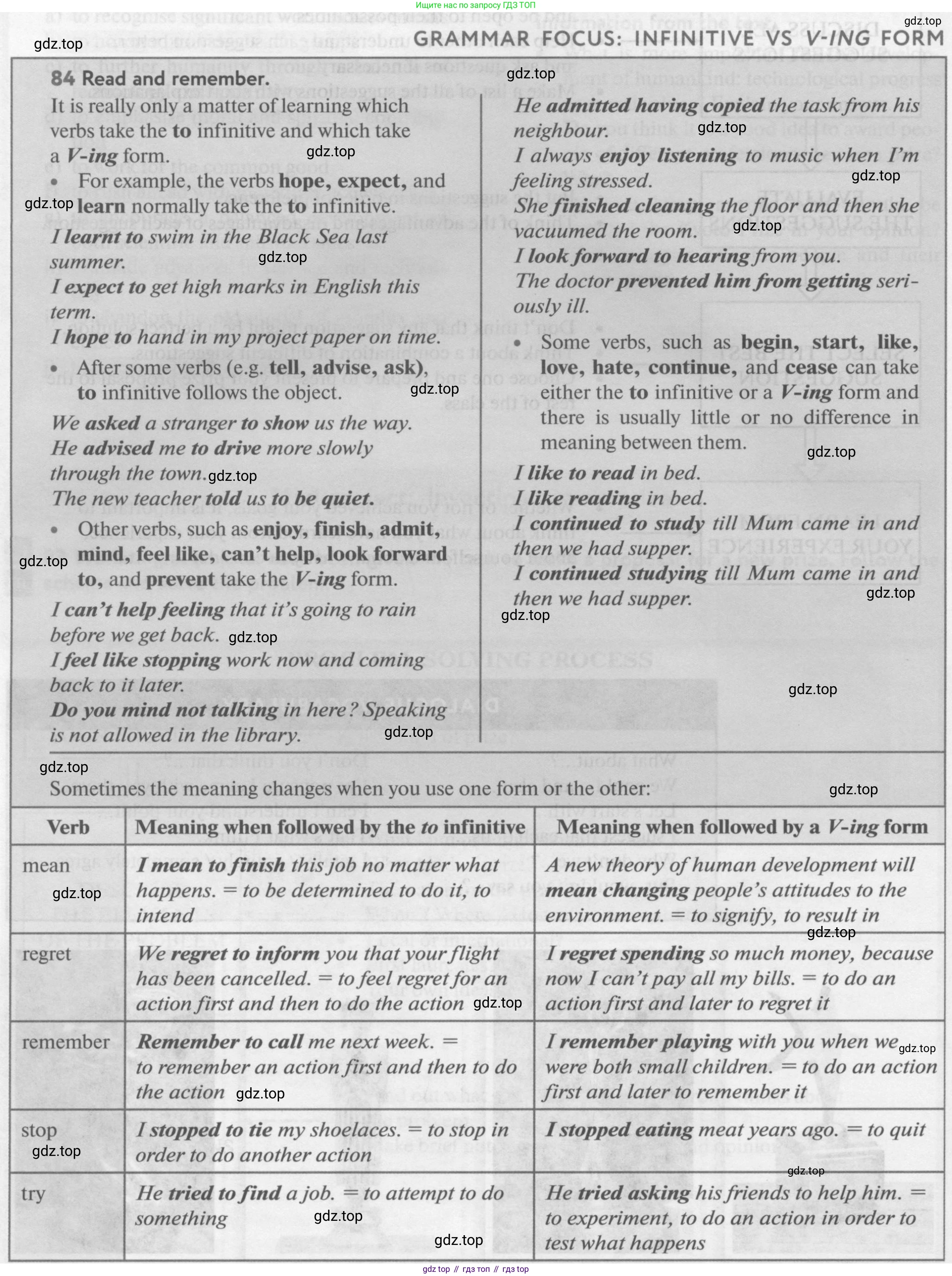 ГДЗ Английский язык (english), 10 класс Учебник (Student's book), авторы: Биболетова Мерем Забатовна, Бабушис Елена Евгеньевна, Снежко Надежда Дмитриевна, издательство Просвещение, Москва, 2016, оранжевого цвета, страница 114, номер 84, Условие