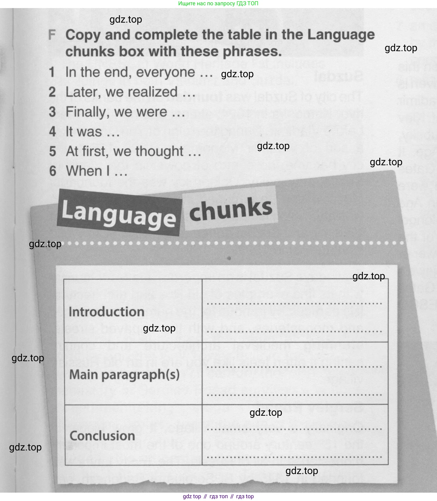 Английский язык (english), 10 класс Учебник (Student's book), авторы: Комарова Юлия Александровна, Ларионова Ирина Владимировна, Араванис Розмари, Вассилакис Джордж, издательство Русское слово, Москва, 2015, страница 27, номер F, Условие