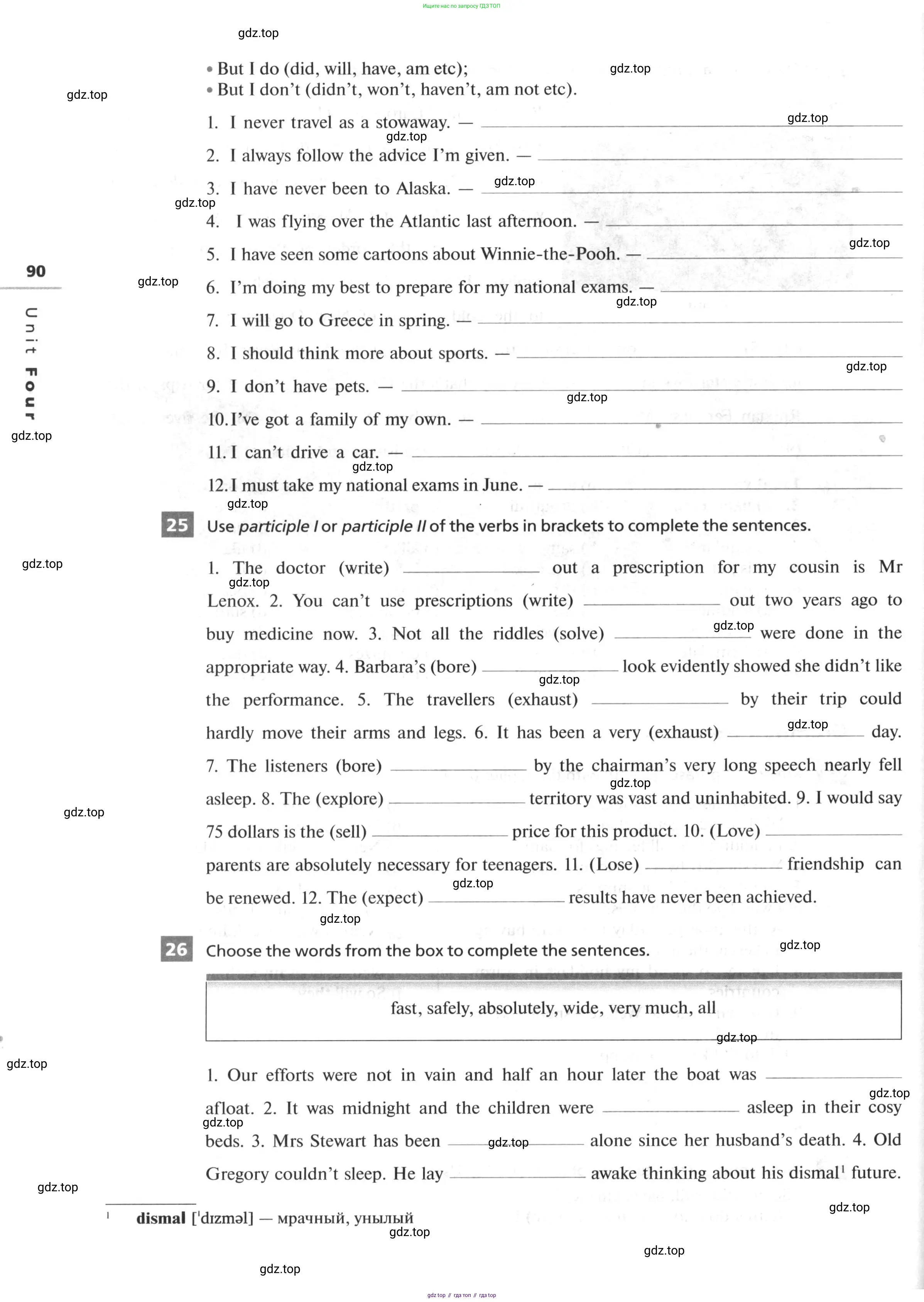 Английский язык (english), 10 класс рабочая тетрадь, авторы: Афанасьева Ольга Васильевна (Afanasyeva Olga), Михеева Ирина Владимировна (Mikheeva Irina), Баранова Ксения Михайловна (Baranova Ksenia), издательство Просвещение, Москва, 2016, белого цвета, страница 90