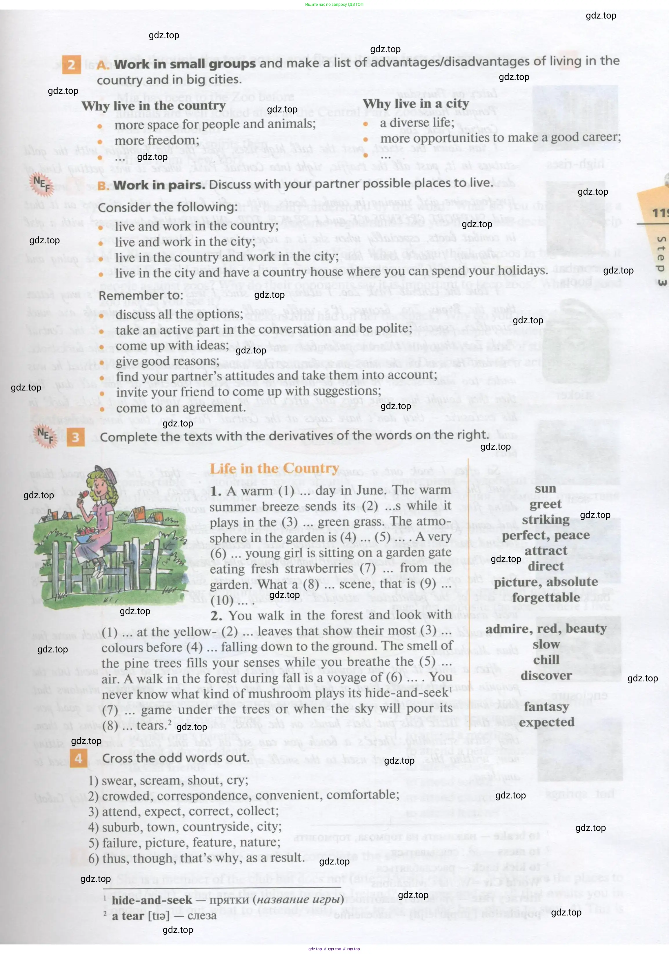 Английский язык (english), 10 класс Учебник, авторы: Афанасьева Ольга Васильевна (Afanasyeva Olga), Михеева Ирина Владимировна (Mikheeva Irina), Баранова Ксения Михайловна (Baranova Ksenia), издательство Просвещение, Москва, 2016, белого цвета, страница 119
