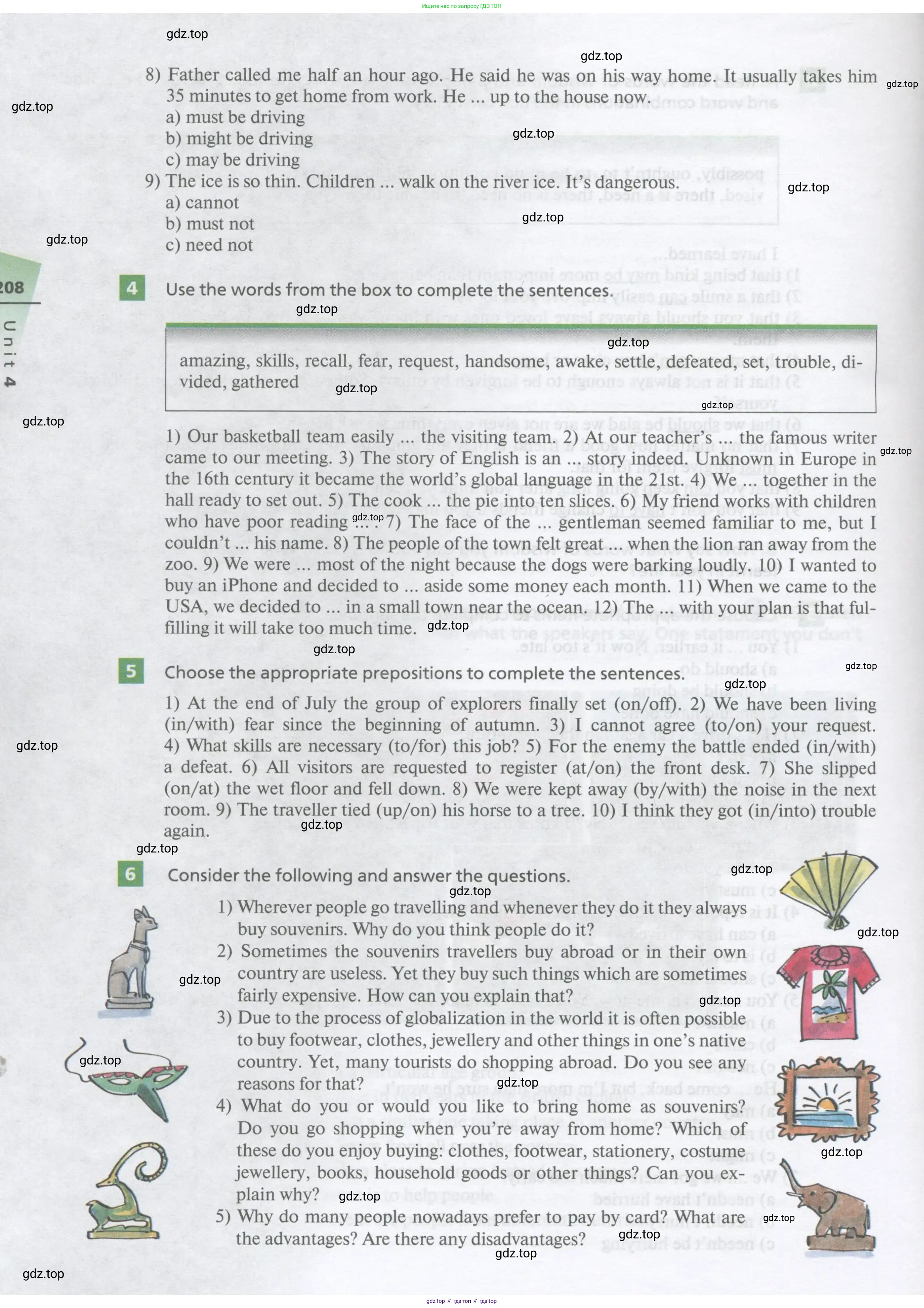 Английский язык (english), 10 класс Учебник, авторы: Афанасьева Ольга Васильевна (Afanasyeva Olga), Михеева Ирина Владимировна (Mikheeva Irina), Баранова Ксения Михайловна (Baranova Ksenia), издательство Просвещение, Москва, 2016, белого цвета, страница 208