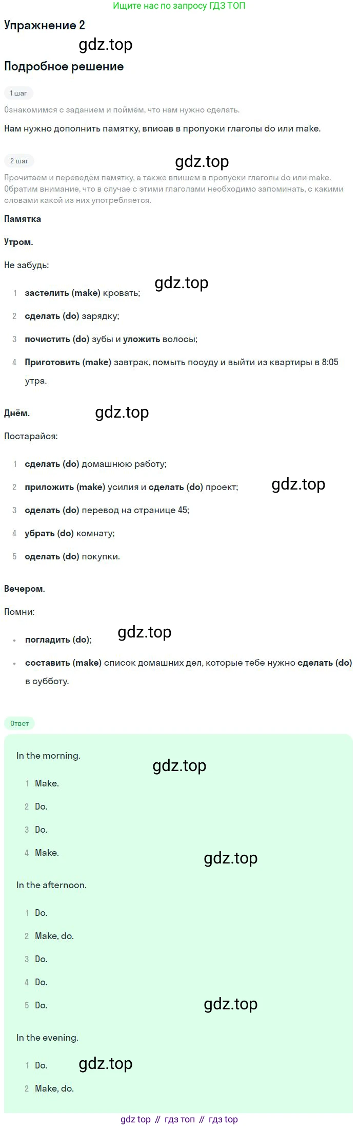 Английский язык (english), 10 класс Учебник, авторы: Афанасьева Ольга Васильевна (Afanasyeva Olga), Михеева Ирина Владимировна (Mikheeva Irina), Баранова Ксения Михайловна (Baranova Ksenia), издательство Просвещение, Москва, 2016, белого цвета, страница 88, номер 2, Решение