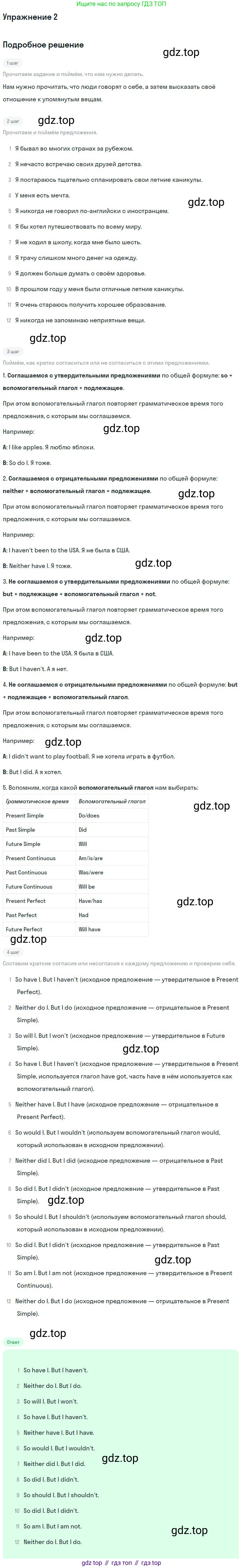 Английский язык (english), 10 класс Учебник, авторы: Афанасьева Ольга Васильевна (Afanasyeva Olga), Михеева Ирина Владимировна (Mikheeva Irina), Баранова Ксения Михайловна (Baranova Ksenia), издательство Просвещение, Москва, 2016, белого цвета, страница 172, номер 2, Решение