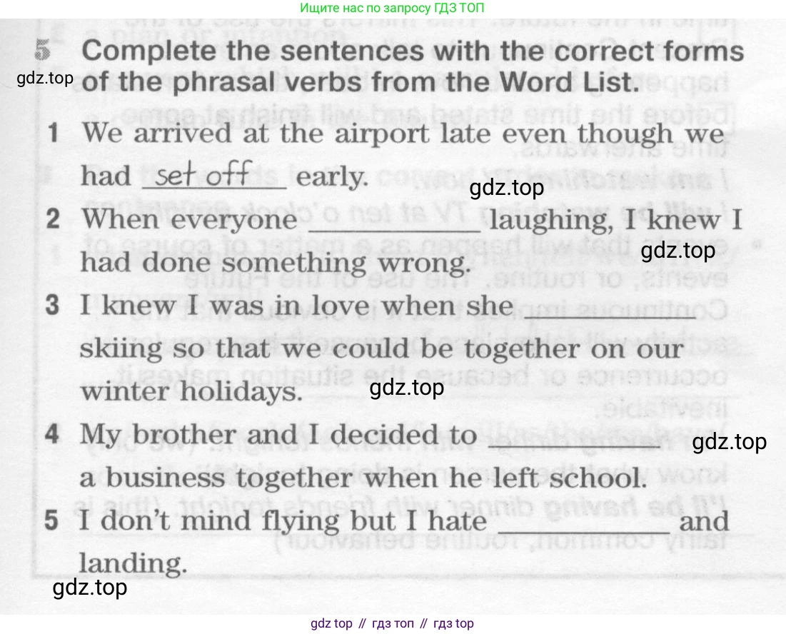 Английский язык (english), 10 класс Рабочая тетрадь (workbook), авторы: Вербицкая Мария Валерьевна (Verbitskaya Maria), Уайт Линдсей (Lindsay White), Фрикер Род (Fricker Rod), Миндрул Ольга Сергеевна (Mindrul Olga), издательство Просвещение, Москва, 2014, зелёного цвета, страница 75, номер 5, Условие