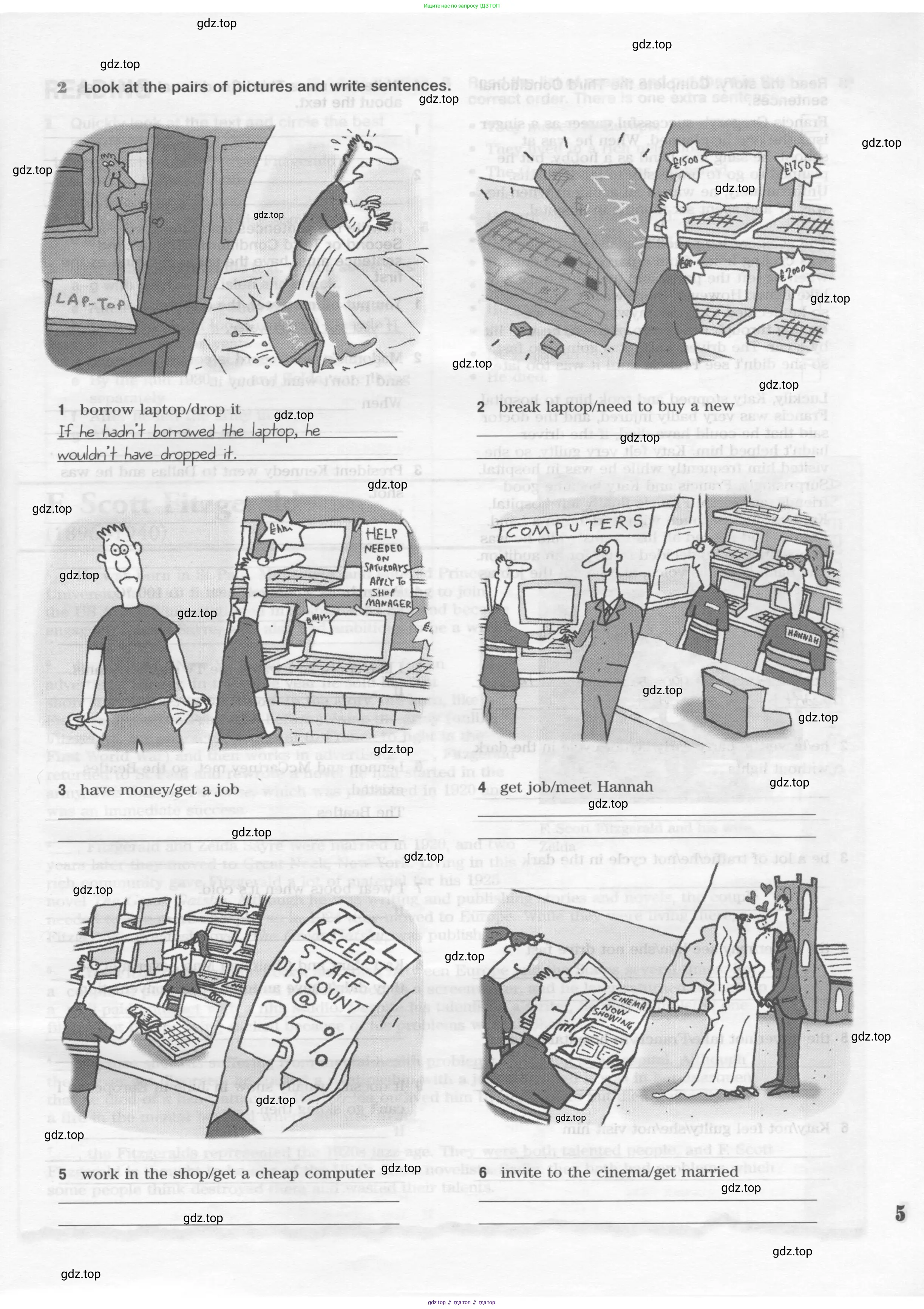 Английский язык (english), 10 класс Рабочая тетрадь (workbook), авторы: Вербицкая Мария Валерьевна (Verbitskaya Maria), Уайт Линдсей (Lindsay White), Фрикер Род (Fricker Rod), Миндрул Ольга Сергеевна (Mindrul Olga), издательство Просвещение, Москва, 2014, зелёного цвета, страница 5