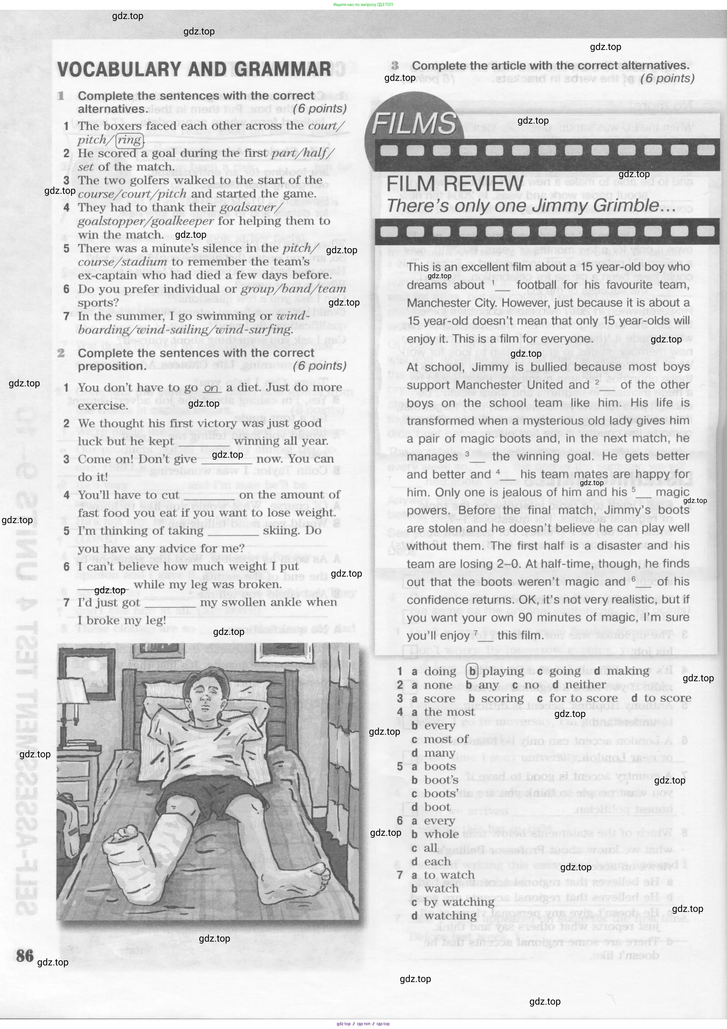 Английский язык (english), 10 класс Рабочая тетрадь (workbook), авторы: Вербицкая Мария Валерьевна (Verbitskaya Maria), Уайт Линдсей (Lindsay White), Фрикер Род (Fricker Rod), Миндрул Ольга Сергеевна (Mindrul Olga), издательство Просвещение, Москва, 2014, зелёного цвета, страница 86