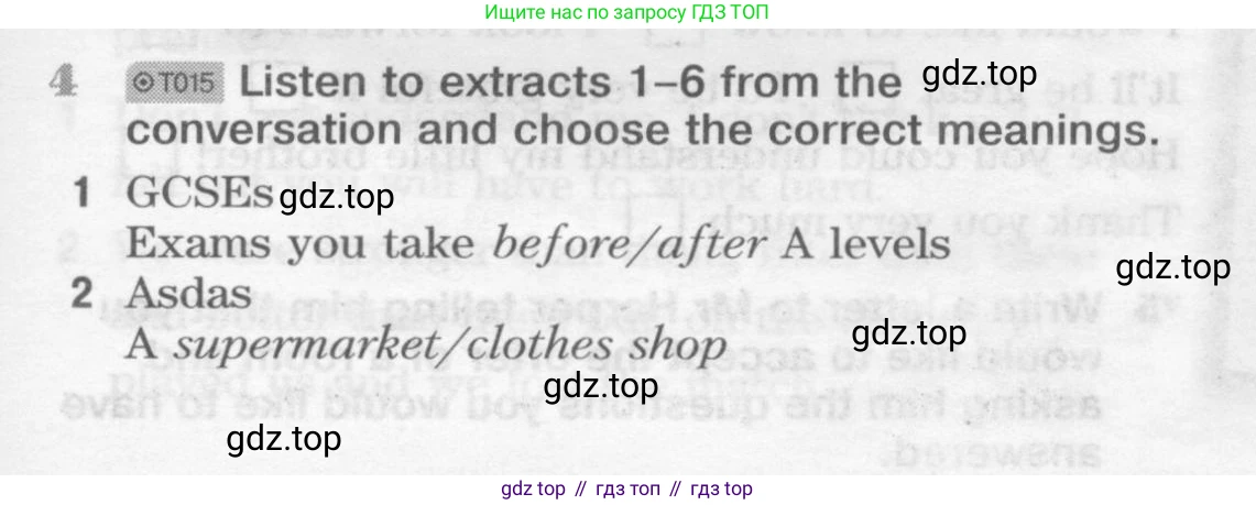 Английский язык (english), 10 класс Рабочая тетрадь (workbook), авторы: Вербицкая Мария Валерьевна (Verbitskaya Maria), Уайт Линдсей (Lindsay White), Фрикер Род (Fricker Rod), Миндрул Ольга Сергеевна (Mindrul Olga), издательство Просвещение, Москва, 2014, зелёного цвета, страница 79, номер 4, Условие