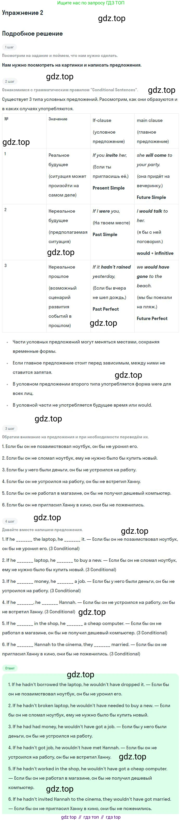 Английский язык (english), 10 класс Рабочая тетрадь (workbook), авторы: Вербицкая Мария Валерьевна (Verbitskaya Maria), Уайт Линдсей (Lindsay White), Фрикер Род (Fricker Rod), Миндрул Ольга Сергеевна (Mindrul Olga), издательство Просвещение, Москва, 2014, зелёного цвета, страница 5, номер 2, Решение