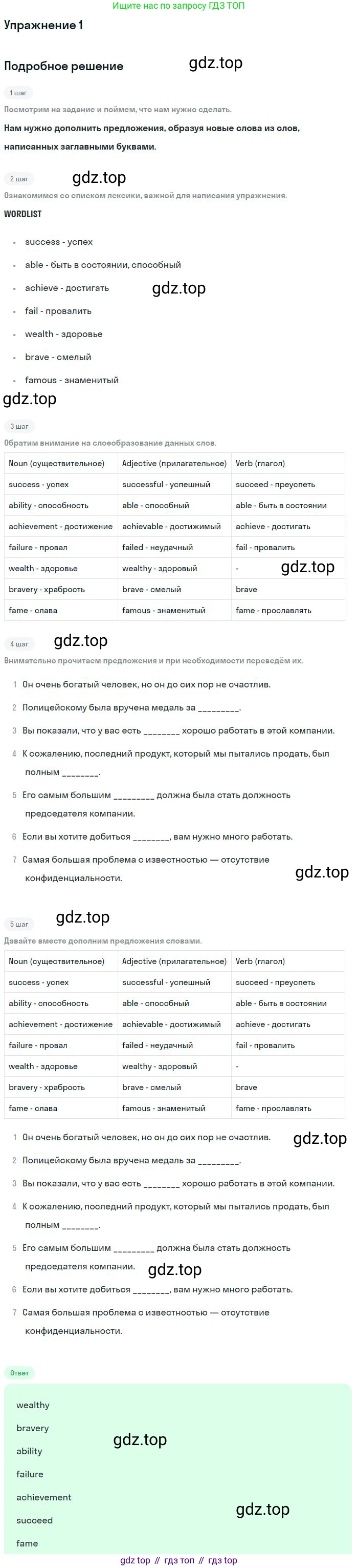 Английский язык (english), 10 класс Рабочая тетрадь (workbook), авторы: Вербицкая Мария Валерьевна (Verbitskaya Maria), Уайт Линдсей (Lindsay White), Фрикер Род (Fricker Rod), Миндрул Ольга Сергеевна (Mindrul Olga), издательство Просвещение, Москва, 2014, зелёного цвета, страница 26, номер 1, Решение