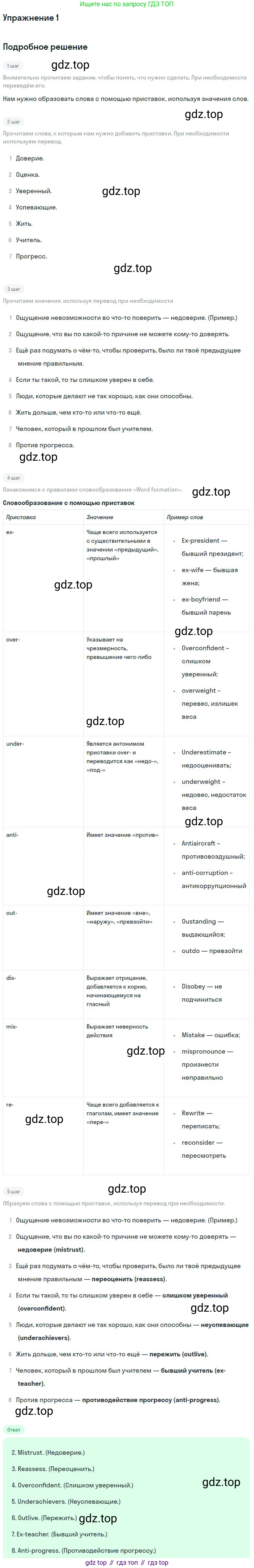 Английский язык (english), 10 класс Рабочая тетрадь (workbook), авторы: Вербицкая Мария Валерьевна (Verbitskaya Maria), Уайт Линдсей (Lindsay White), Фрикер Род (Fricker Rod), Миндрул Ольга Сергеевна (Mindrul Olga), издательство Просвещение, Москва, 2014, зелёного цвета, страница 83, Решение