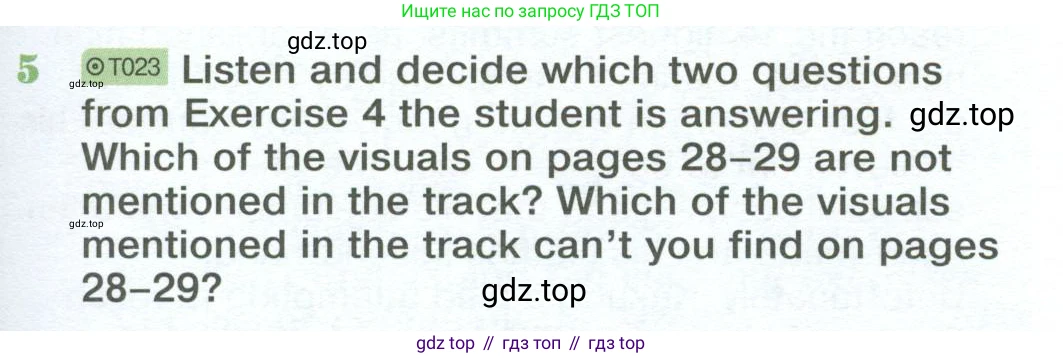 Английский язык (english), 10 класс Учебник (Student's book), авторы: Вербицкая Мария Валерьевна (Verbitskaya Maria), Маккинли Стюарт (McKinlay Stuart), Хастингс Боб (Hastings Bob), Каминс Карр Джейн (Comyns Carr Jane), Парсонс Дженнифер (Parsons Jennifer), Миндрул Ольга Сергеевна (Mindrul Olga), издательство Просвещение, Москва, 2016, белого цвета, страница 29, номер 5, Условие