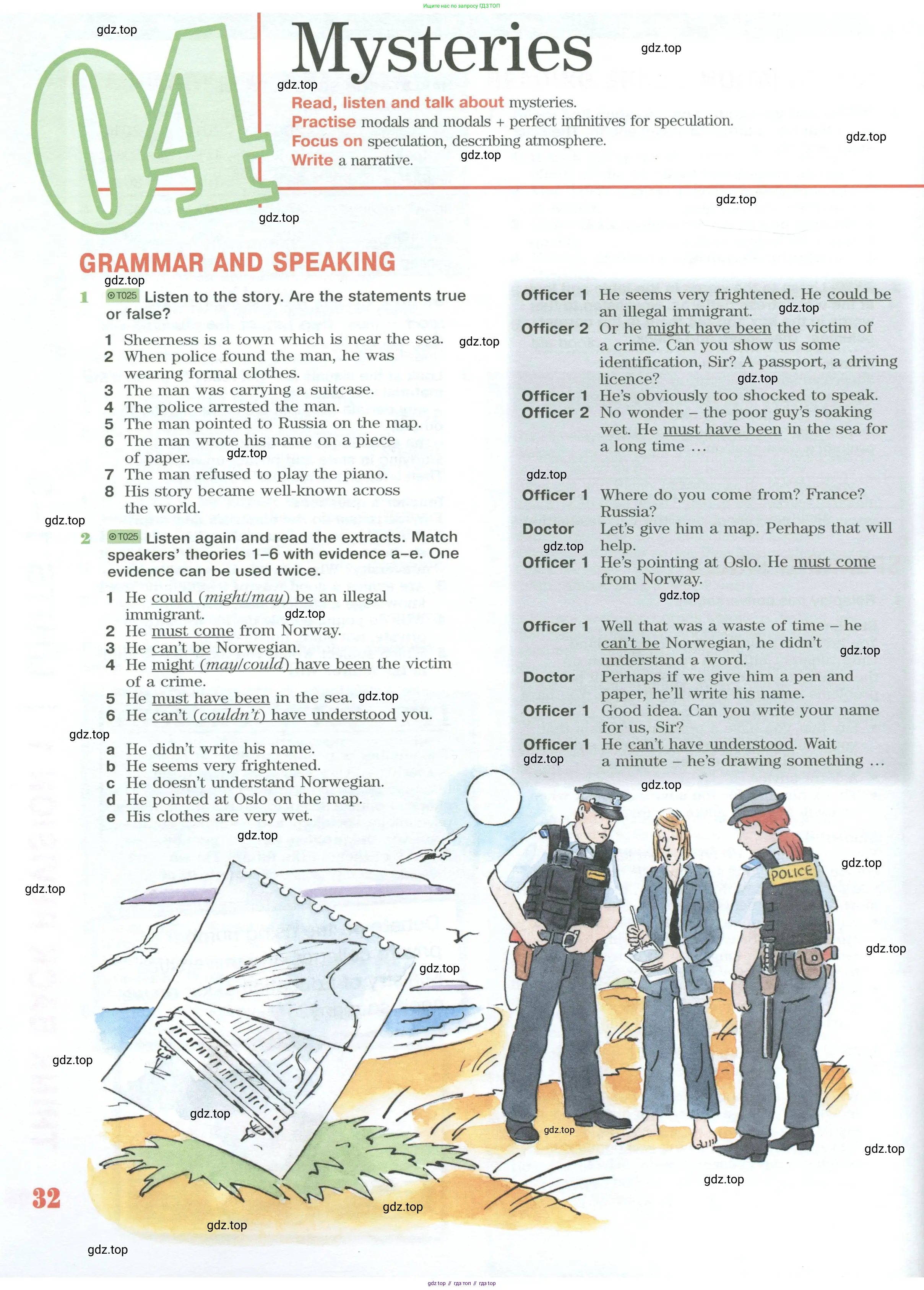 Английский язык (english), 10 класс Учебник (Student's book), авторы: Вербицкая Мария Валерьевна (Verbitskaya Maria), Маккинли Стюарт (McKinlay Stuart), Хастингс Боб (Hastings Bob), Каминс Карр Джейн (Comyns Carr Jane), Парсонс Дженнифер (Parsons Jennifer), Миндрул Ольга Сергеевна (Mindrul Olga), издательство Просвещение, Москва, 2016, белого цвета, страница 32