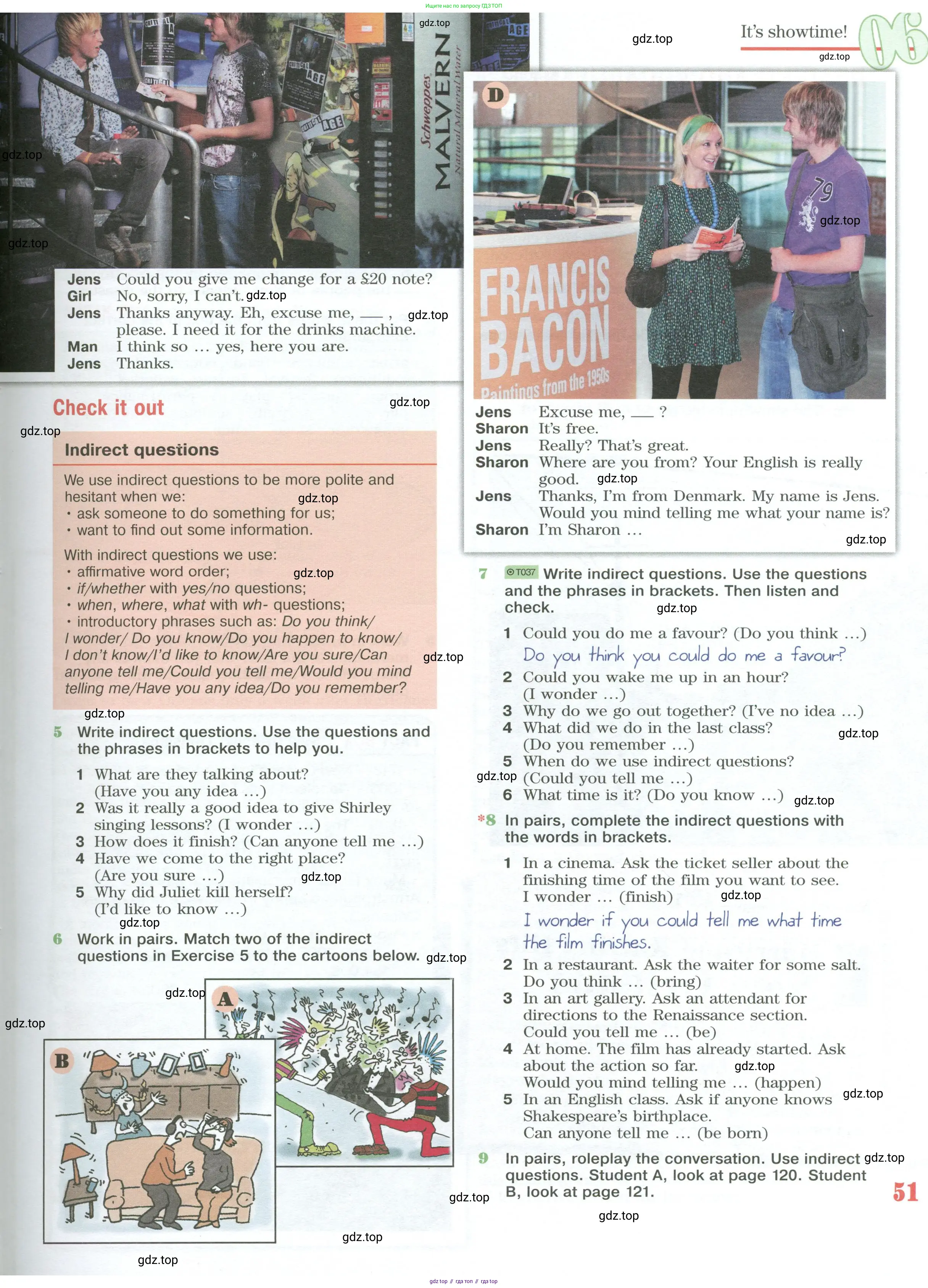 Английский язык (english), 10 класс Учебник (Student's book), авторы: Вербицкая Мария Валерьевна (Verbitskaya Maria), Маккинли Стюарт (McKinlay Stuart), Хастингс Боб (Hastings Bob), Каминс Карр Джейн (Comyns Carr Jane), Парсонс Дженнифер (Parsons Jennifer), Миндрул Ольга Сергеевна (Mindrul Olga), издательство Просвещение, Москва, 2016, белого цвета, страница 51