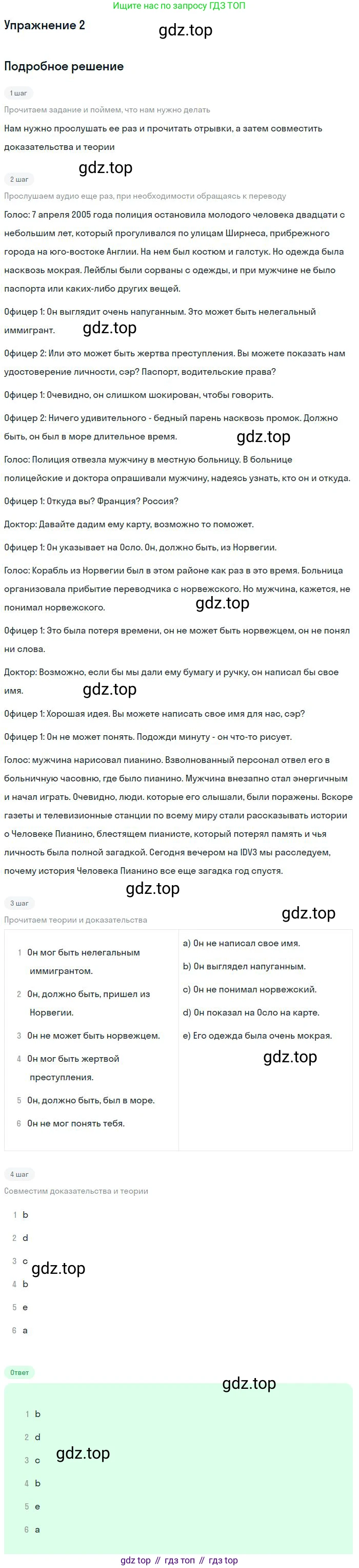 Английский язык (english), 10 класс Учебник (Student's book), авторы: Вербицкая Мария Валерьевна (Verbitskaya Maria), Маккинли Стюарт (McKinlay Stuart), Хастингс Боб (Hastings Bob), Каминс Карр Джейн (Comyns Carr Jane), Парсонс Дженнифер (Parsons Jennifer), Миндрул Ольга Сергеевна (Mindrul Olga), издательство Просвещение, Москва, 2016, белого цвета, страница 32, номер 2, Решение