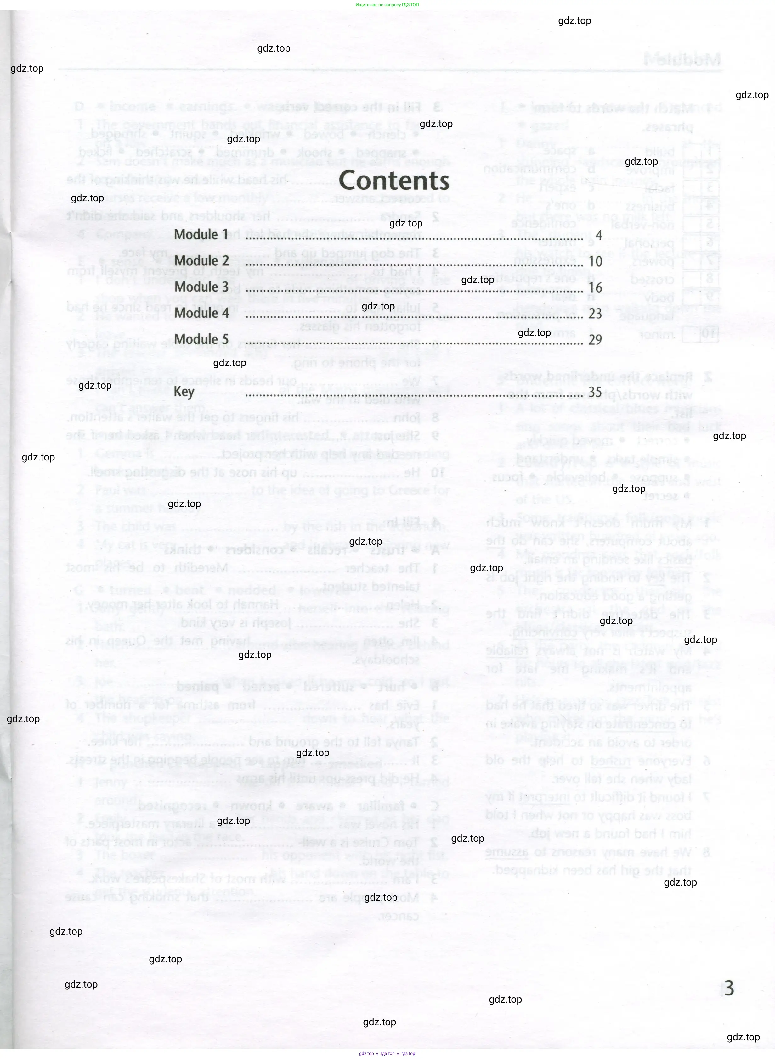 Английский язык (english), 11 класс Лексический практикум (vocabulary practice), авторы: Баранова Ксения Михайловна (Baranova Ksenia), Дули Дженни (Dooley Jenny), Копылова Виктория Викторовна (Kopylova Victoria), Мильруд Радислав Петрович (Millrood Radislav), Эванс Вирджиния (Evans Virginia), издательство Просвещение, Москва, 2019, серого цвета, страница 3