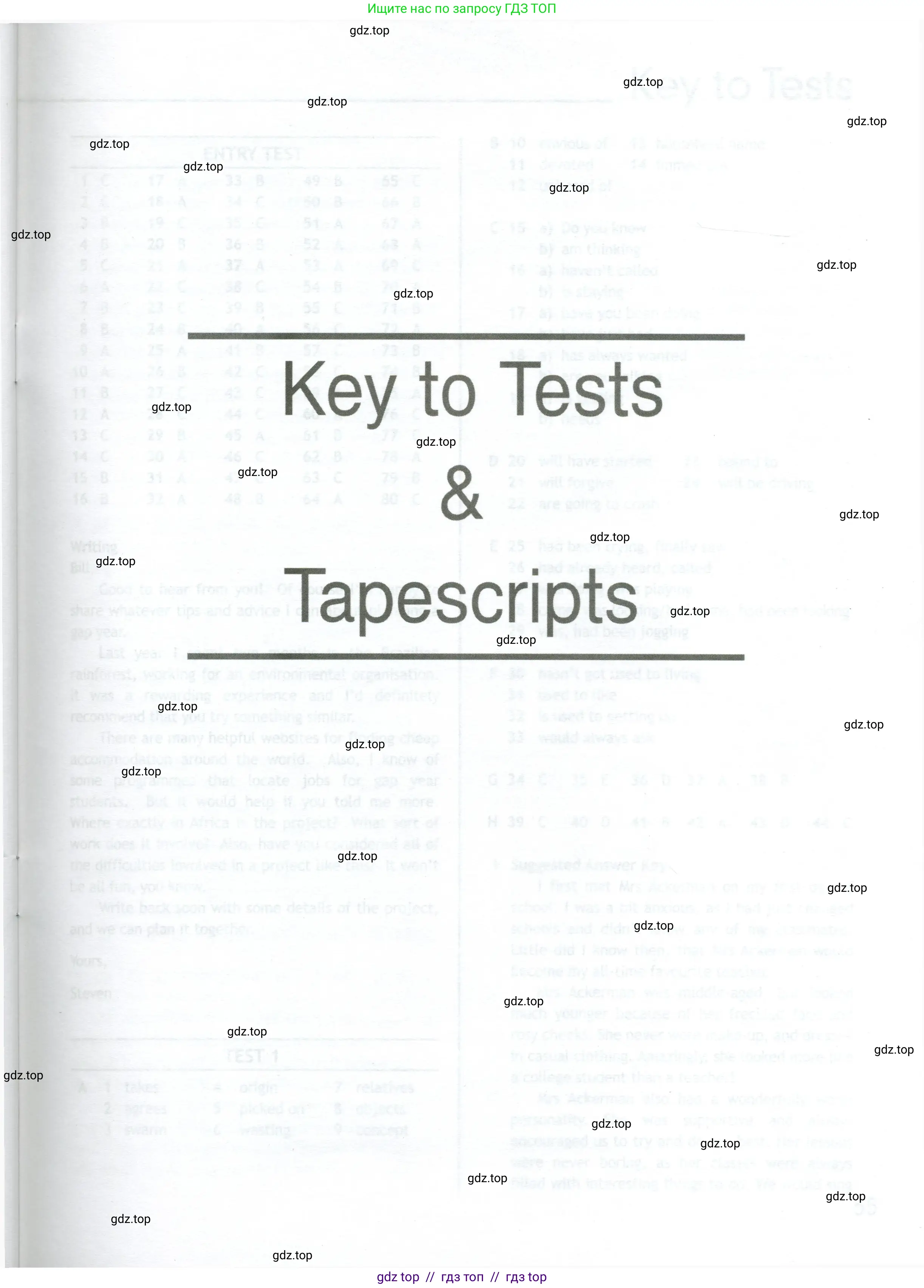 Английский язык (english), 11 класс контрольные задания (test booklet), авторы: Афанасьева Ольга Васильевна (Afanasyeva Olga), Дули Дженни (Dooley Jenny), Михеева Ирина Владимировна (Mikheeva Irina), Эванс Вирджиния (Evans Virginia), издательство Просвещение, Москва, 2019, сиреневого цвета, страница 53