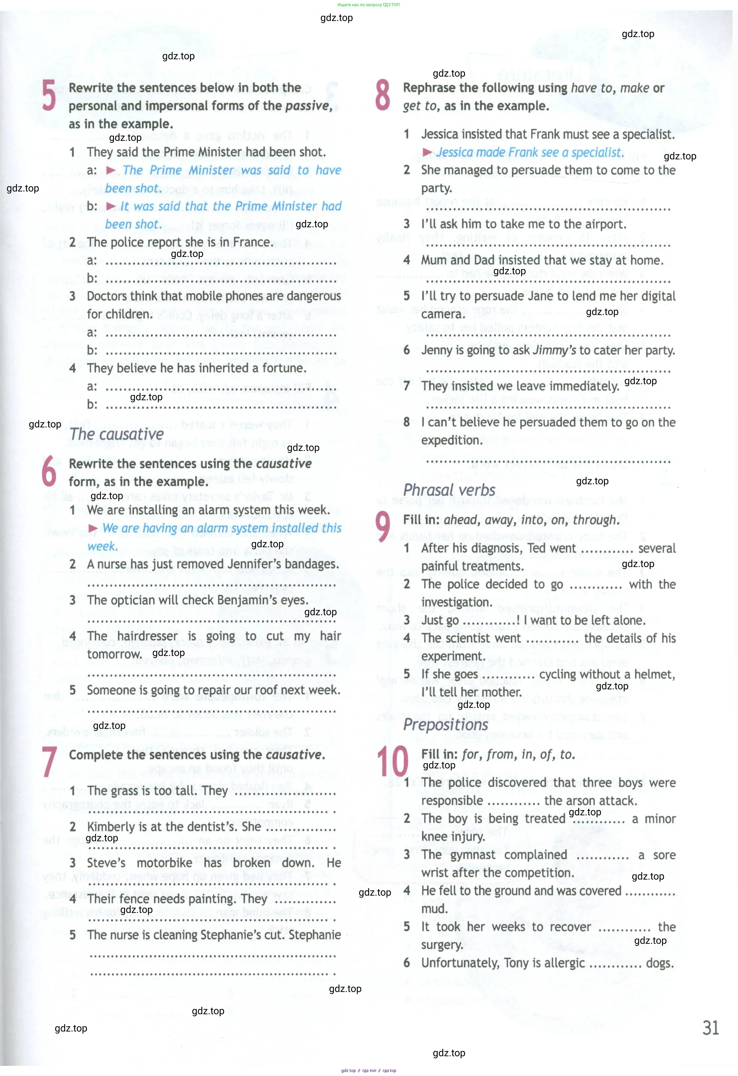 ГДЗ Английский язык (english), 11 класс Рабочая тетрадь (workbook), авторы: Афанасьева Ольга Васильевна (Afanasyeva Olga), Дули Дженни (Dooley Jenny), Михеева Ирина Владимировна (Mikheeva Irina), Оби Боб (Obee Bob), Эванс Вирджиния (Evans Virginia), издательство Просвещение, Москва, 2019, белого цвета, страница 31