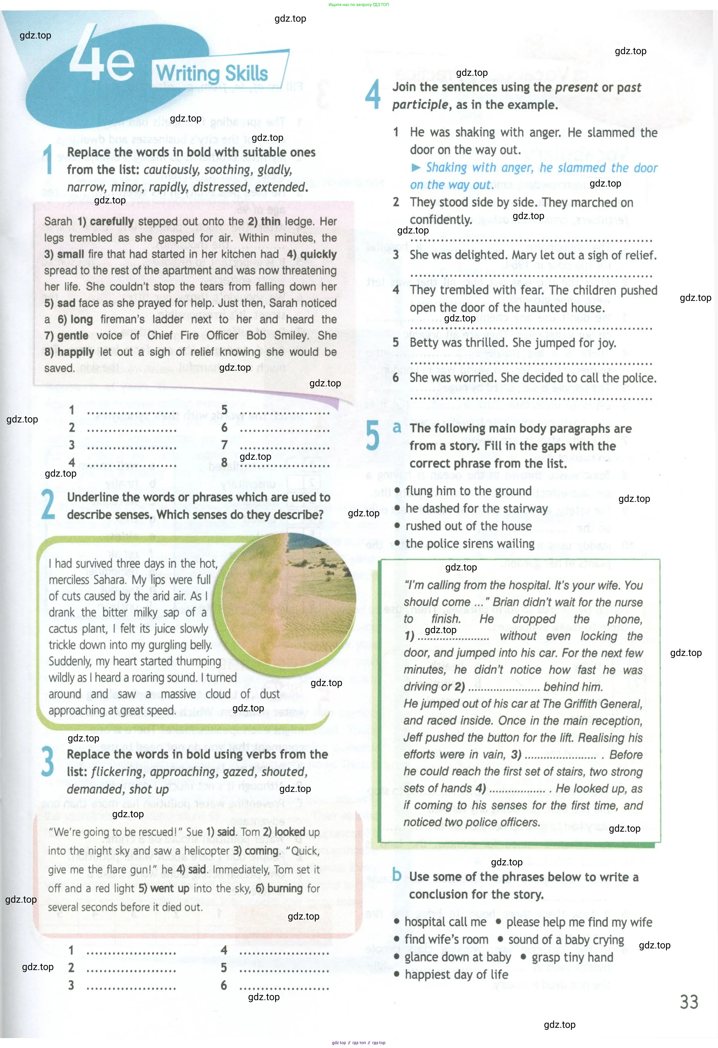 ГДЗ Английский язык (english), 11 класс Рабочая тетрадь (workbook), авторы: Афанасьева Ольга Васильевна (Afanasyeva Olga), Дули Дженни (Dooley Jenny), Михеева Ирина Владимировна (Mikheeva Irina), Оби Боб (Obee Bob), Эванс Вирджиния (Evans Virginia), издательство Просвещение, Москва, 2019, белого цвета, страница 33