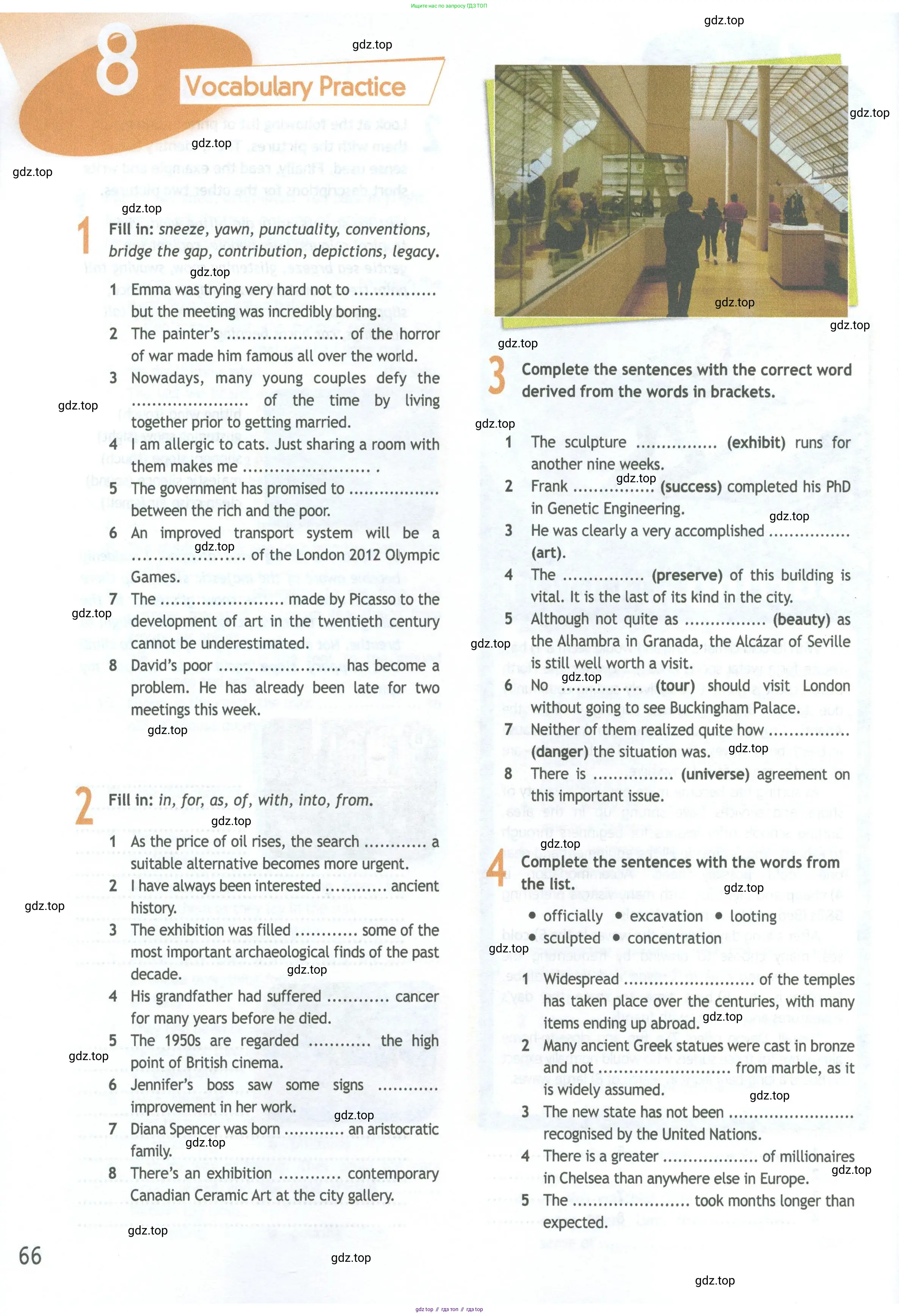 Английский язык (english), 11 класс Рабочая тетрадь (workbook), авторы: Афанасьева Ольга Васильевна (Afanasyeva Olga), Дули Дженни (Dooley Jenny), Михеева Ирина Владимировна (Mikheeva Irina), Оби Боб (Obee Bob), Эванс Вирджиния (Evans Virginia), издательство Просвещение, Москва, 2019, белого цвета, страница 66