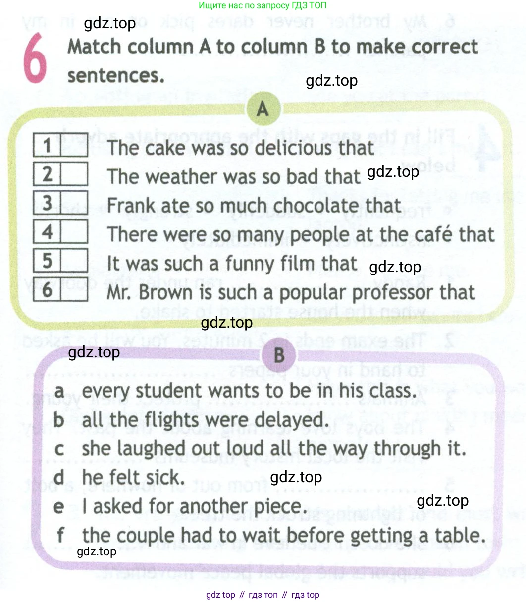 ГДЗ Английский язык (english), 11 класс Рабочая тетрадь (workbook), авторы: Афанасьева Ольга Васильевна (Afanasyeva Olga), Дули Дженни (Dooley Jenny), Михеева Ирина Владимировна (Mikheeva Irina), Оби Боб (Obee Bob), Эванс Вирджиния (Evans Virginia), издательство Просвещение, Москва, 2019, белого цвета, страница 15, номер 6, Условие