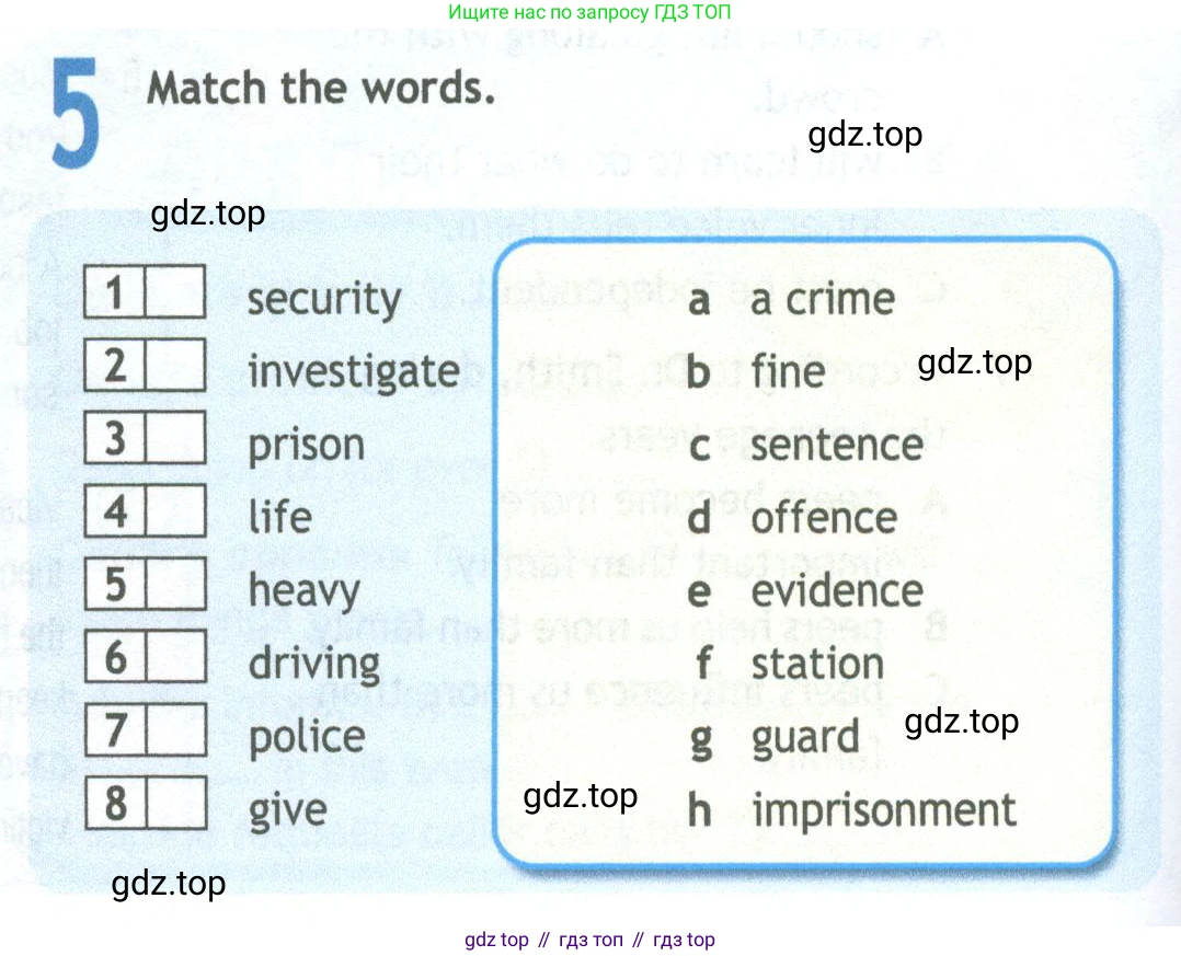 Английский язык (english), 11 класс Рабочая тетрадь (workbook), авторы: Афанасьева Ольга Васильевна (Afanasyeva Olga), Дули Дженни (Dooley Jenny), Михеева Ирина Владимировна (Mikheeva Irina), Оби Боб (Obee Bob), Эванс Вирджиния (Evans Virginia), издательство Просвещение, Москва, 2019, белого цвета, страница 20, номер 5, Условие