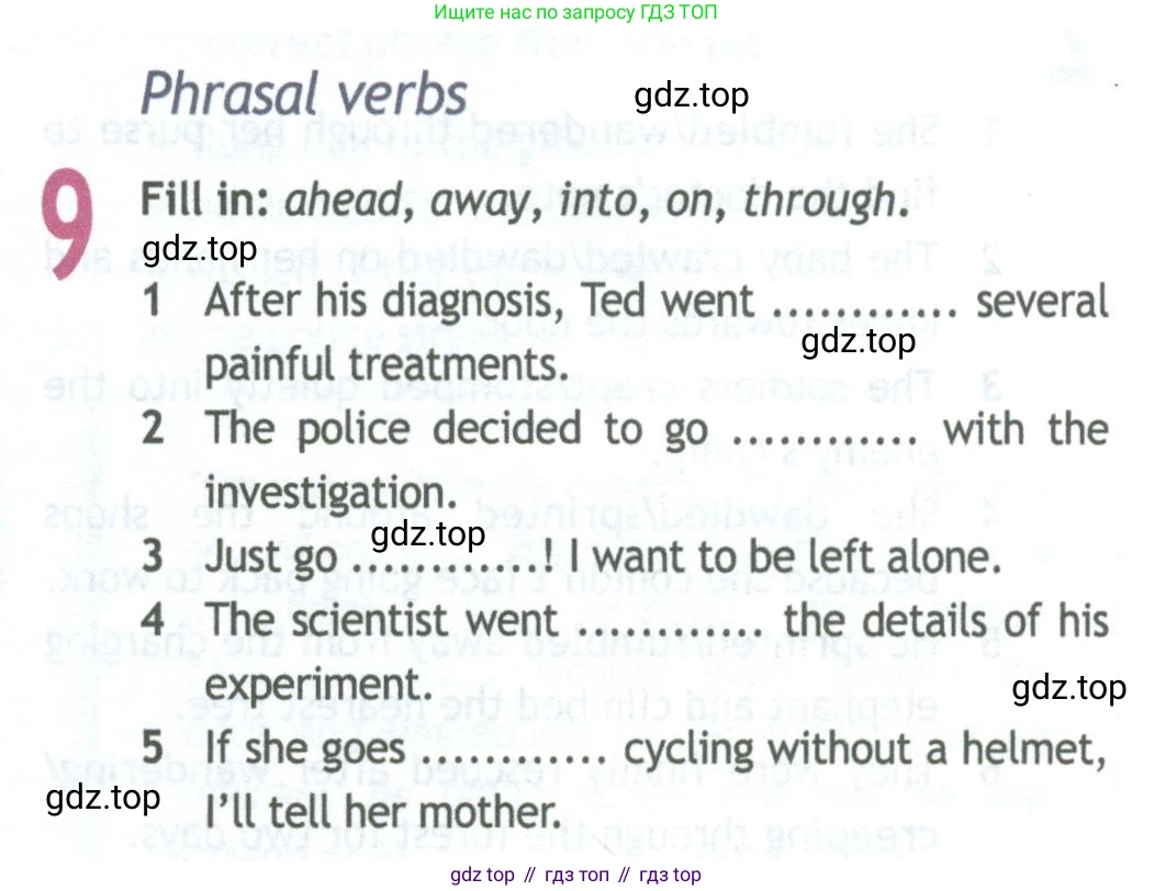 ГДЗ Английский язык (english), 11 класс Рабочая тетрадь (workbook), авторы: Афанасьева Ольга Васильевна (Afanasyeva Olga), Дули Дженни (Dooley Jenny), Михеева Ирина Владимировна (Mikheeva Irina), Оби Боб (Obee Bob), Эванс Вирджиния (Evans Virginia), издательство Просвещение, Москва, 2019, белого цвета, страница 31, номер 9, Условие