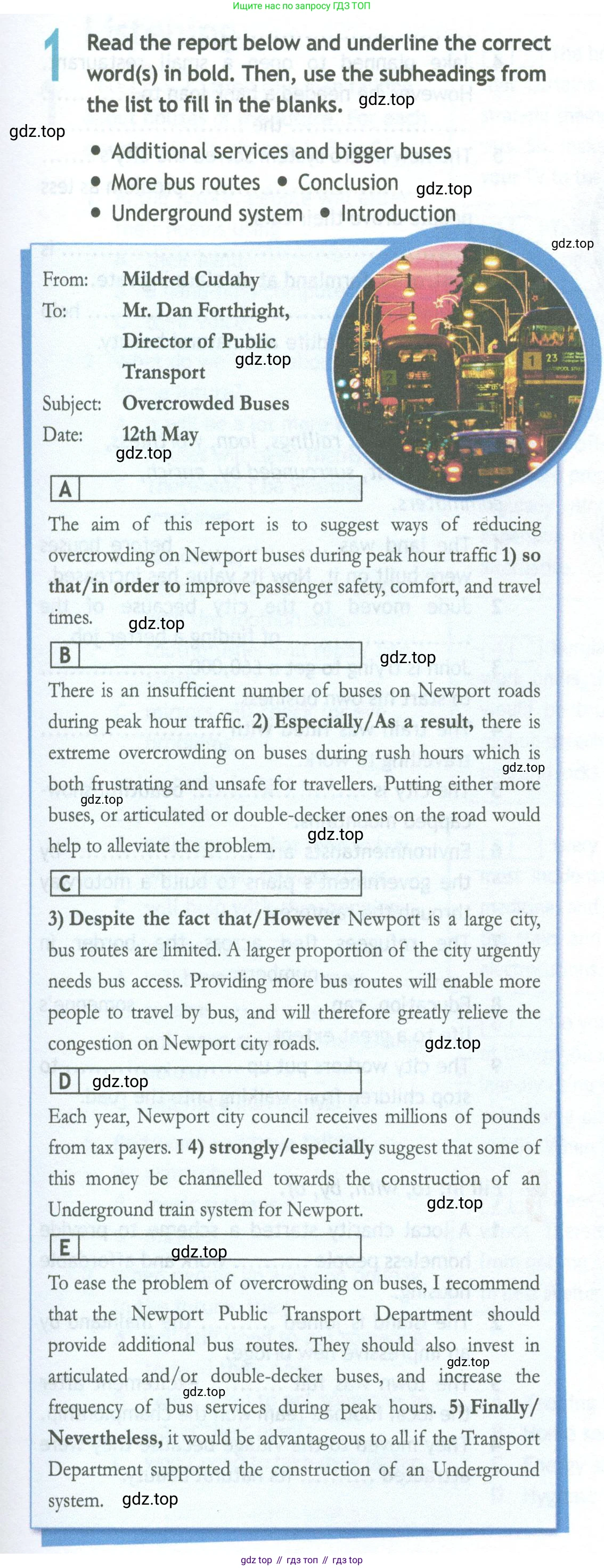 ГДЗ Английский язык (english), 11 класс Рабочая тетрадь (workbook), авторы: Афанасьева Ольга Васильевна (Afanasyeva Olga), Дули Дженни (Dooley Jenny), Михеева Ирина Владимировна (Mikheeva Irina), Оби Боб (Obee Bob), Эванс Вирджиния (Evans Virginia), издательство Просвещение, Москва, 2019, белого цвета, страница 41, номер 1, Условие