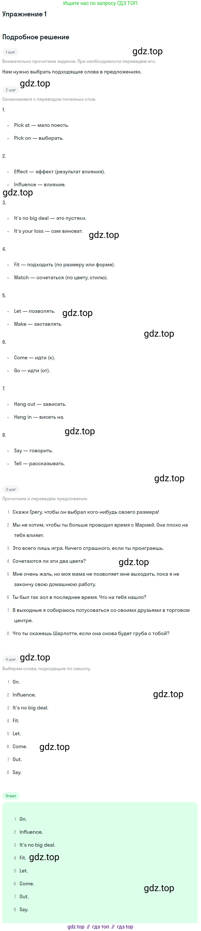 Английский язык (english), 11 класс Рабочая тетрадь (workbook), авторы: Афанасьева Ольга Васильевна (Afanasyeva Olga), Дули Дженни (Dooley Jenny), Михеева Ирина Владимировна (Mikheeva Irina), Оби Боб (Obee Bob), Эванс Вирджиния (Evans Virginia), издательство Просвещение, Москва, 2019, белого цвета, страница 13, номер 1, Решение 3