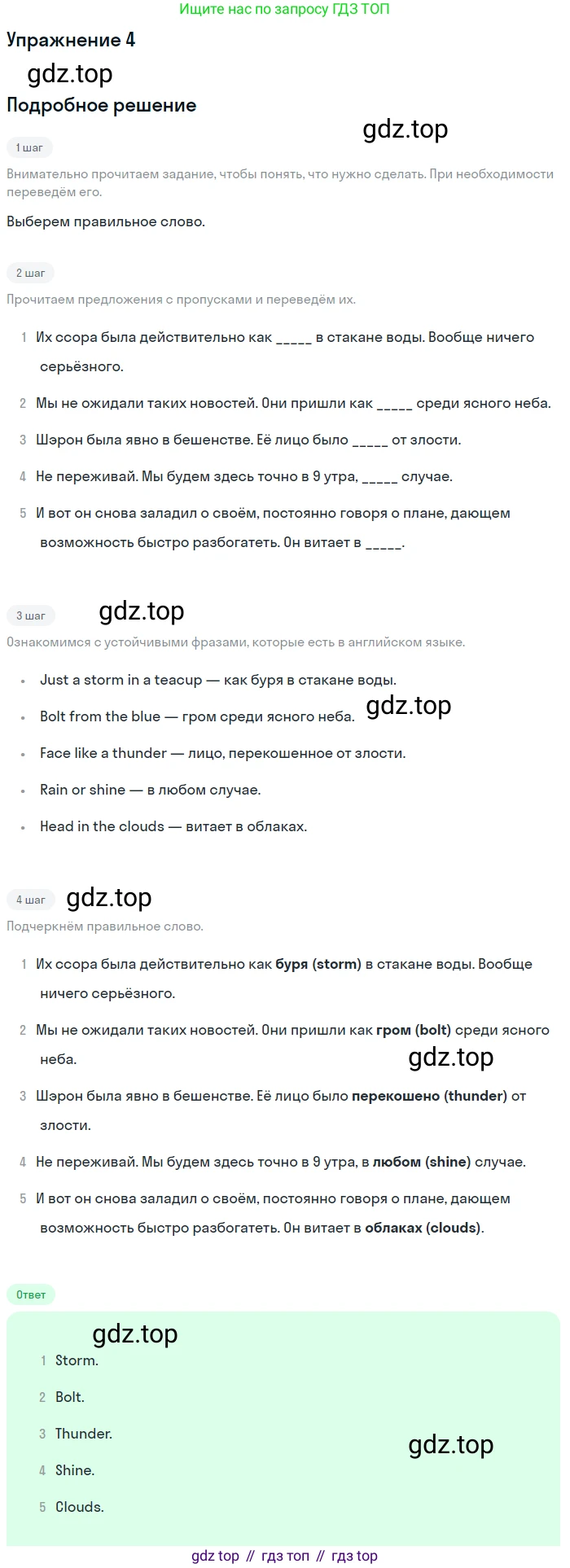 ГДЗ Английский язык (english), 11 класс Рабочая тетрадь (workbook), авторы: Афанасьева Ольга Васильевна (Afanasyeva Olga), Дули Дженни (Dooley Jenny), Михеева Ирина Владимировна (Mikheeva Irina), Оби Боб (Obee Bob), Эванс Вирджиния (Evans Virginia), издательство Просвещение, Москва, 2019, белого цвета, страница 64, номер 4, Решение 3