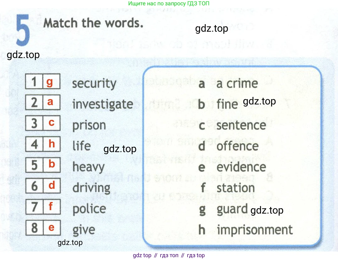 Английский язык (english), 11 класс Рабочая тетрадь (workbook), авторы: Афанасьева Ольга Васильевна (Afanasyeva Olga), Дули Дженни (Dooley Jenny), Михеева Ирина Владимировна (Mikheeva Irina), Оби Боб (Obee Bob), Эванс Вирджиния (Evans Virginia), издательство Просвещение, Москва, 2019, белого цвета, страница 20, номер 5, Решение 2