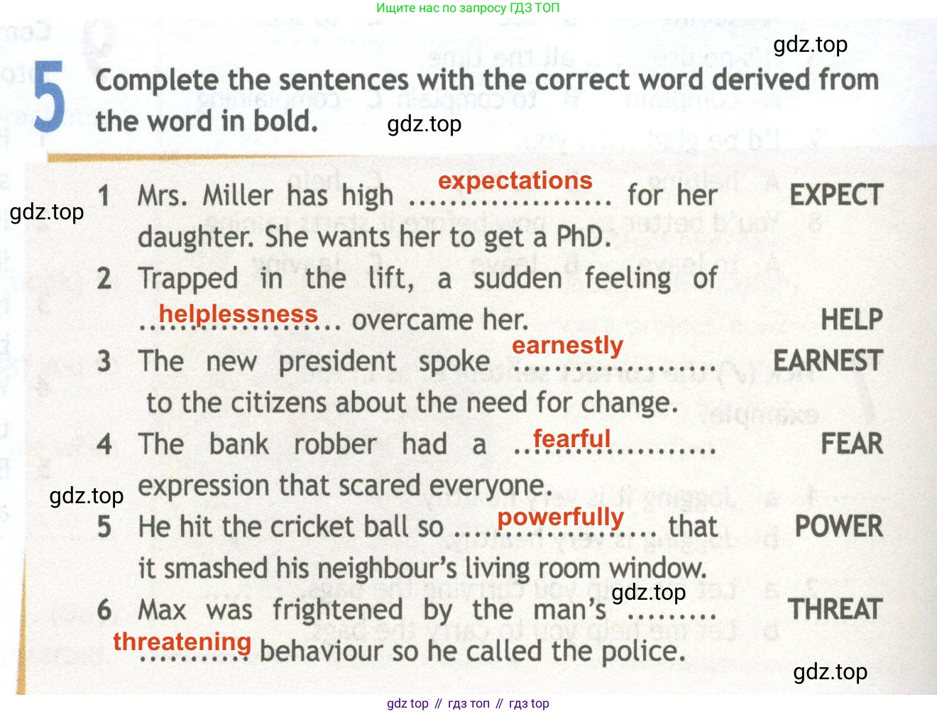 Английский язык (english), 11 класс Рабочая тетрадь (workbook), авторы: Афанасьева Ольга Васильевна (Afanasyeva Olga), Дули Дженни (Dooley Jenny), Михеева Ирина Владимировна (Mikheeva Irina), Оби Боб (Obee Bob), Эванс Вирджиния (Evans Virginia), издательство Просвещение, Москва, 2019, белого цвета, страница 24, номер 5, Решение 2