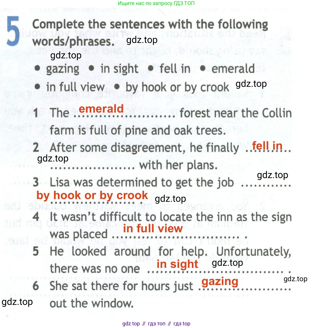 Английский язык (english), 11 класс Рабочая тетрадь (workbook), авторы: Афанасьева Ольга Васильевна (Afanasyeva Olga), Дули Дженни (Dooley Jenny), Михеева Ирина Владимировна (Mikheeva Irina), Оби Боб (Obee Bob), Эванс Вирджиния (Evans Virginia), издательство Просвещение, Москва, 2019, белого цвета, страница 40, номер 5, Решение 2
