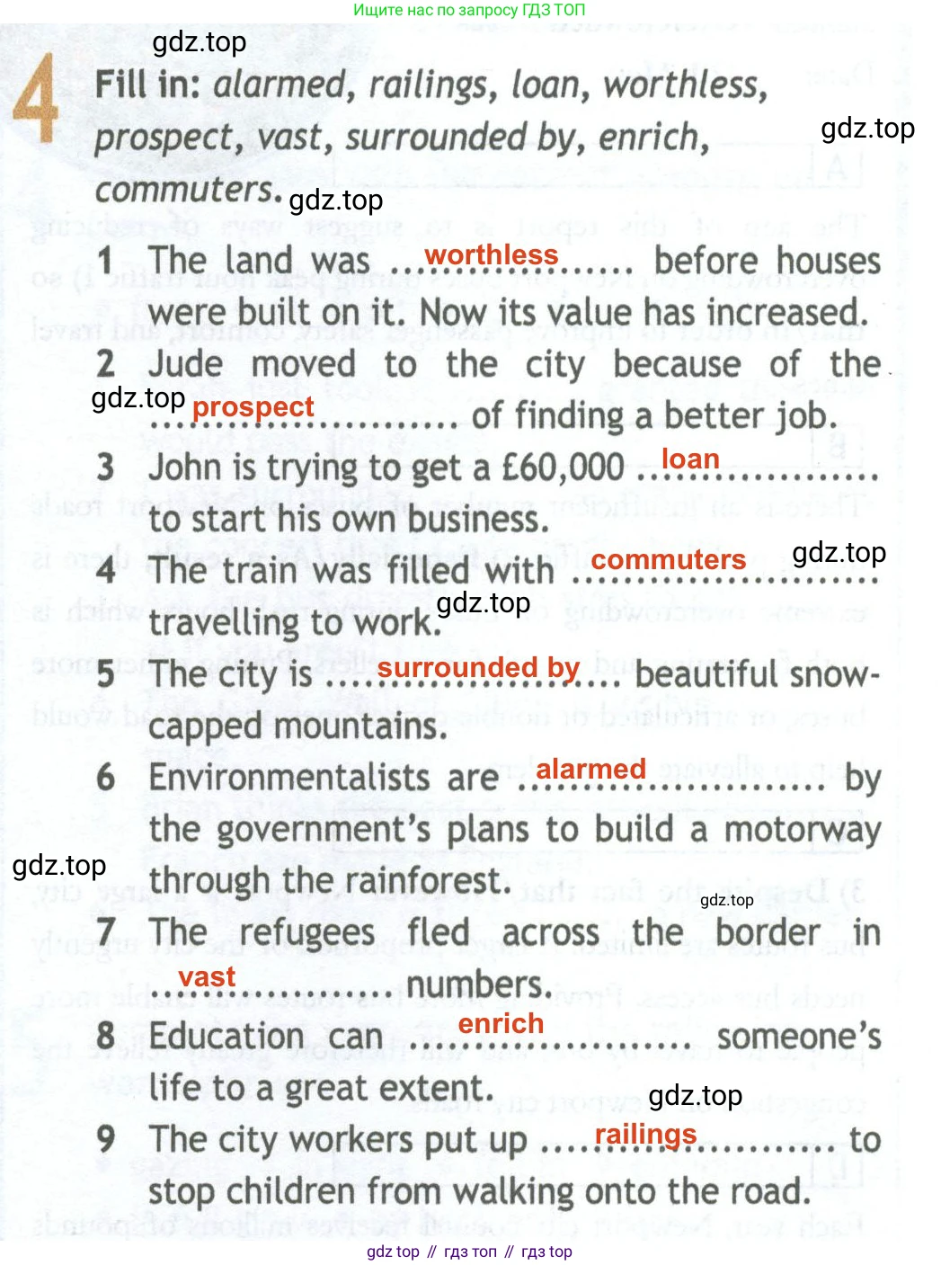 ГДЗ Английский язык (english), 11 класс Рабочая тетрадь (workbook), авторы: Афанасьева Ольга Васильевна (Afanasyeva Olga), Дули Дженни (Dooley Jenny), Михеева Ирина Владимировна (Mikheeva Irina), Оби Боб (Obee Bob), Эванс Вирджиния (Evans Virginia), издательство Просвещение, Москва, 2019, белого цвета, страница 42, номер 4, Решение 2