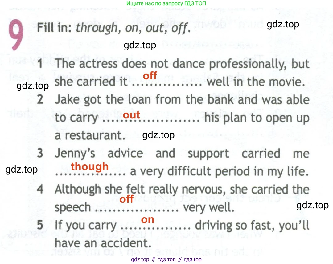 ГДЗ Английский язык (english), 11 класс Рабочая тетрадь (workbook), авторы: Афанасьева Ольга Васильевна (Afanasyeva Olga), Дули Дженни (Dooley Jenny), Михеева Ирина Владимировна (Mikheeva Irina), Оби Боб (Obee Bob), Эванс Вирджиния (Evans Virginia), издательство Просвещение, Москва, 2019, белого цвета, страница 55, номер 9, Решение 2