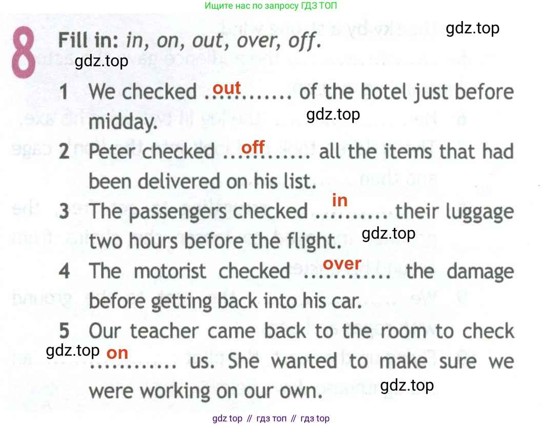 ГДЗ Английский язык (english), 11 класс Рабочая тетрадь (workbook), авторы: Афанасьева Ольга Васильевна (Afanasyeva Olga), Дули Дженни (Dooley Jenny), Михеева Ирина Владимировна (Mikheeva Irina), Оби Боб (Obee Bob), Эванс Вирджиния (Evans Virginia), издательство Просвещение, Москва, 2019, белого цвета, страница 63, номер 8, Решение 2