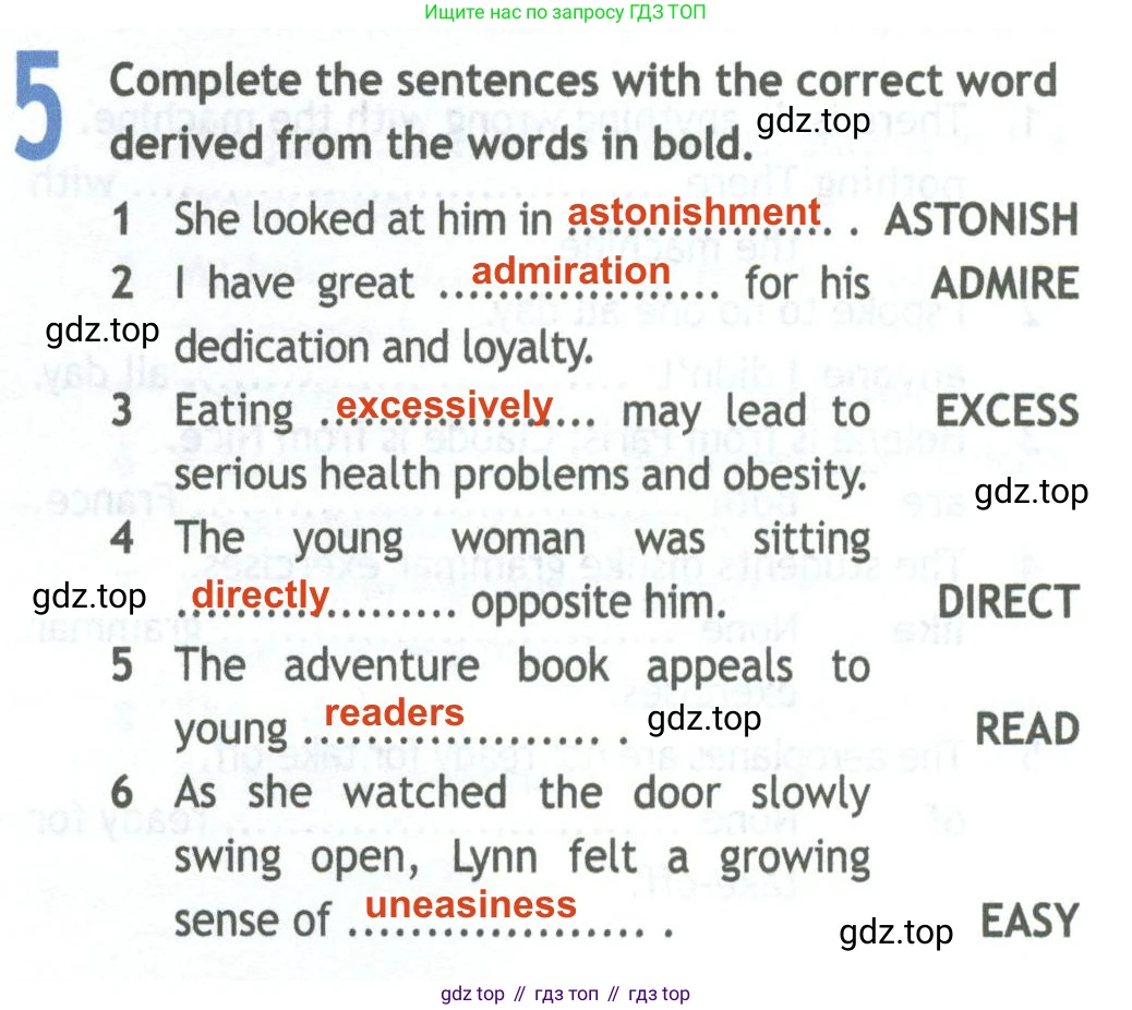 ГДЗ Английский язык (english), 11 класс Рабочая тетрадь (workbook), авторы: Афанасьева Ольга Васильевна (Afanasyeva Olga), Дули Дженни (Dooley Jenny), Михеева Ирина Владимировна (Mikheeva Irina), Оби Боб (Obee Bob), Эванс Вирджиния (Evans Virginia), издательство Просвещение, Москва, 2019, белого цвета, страница 64, номер 5, Решение 2