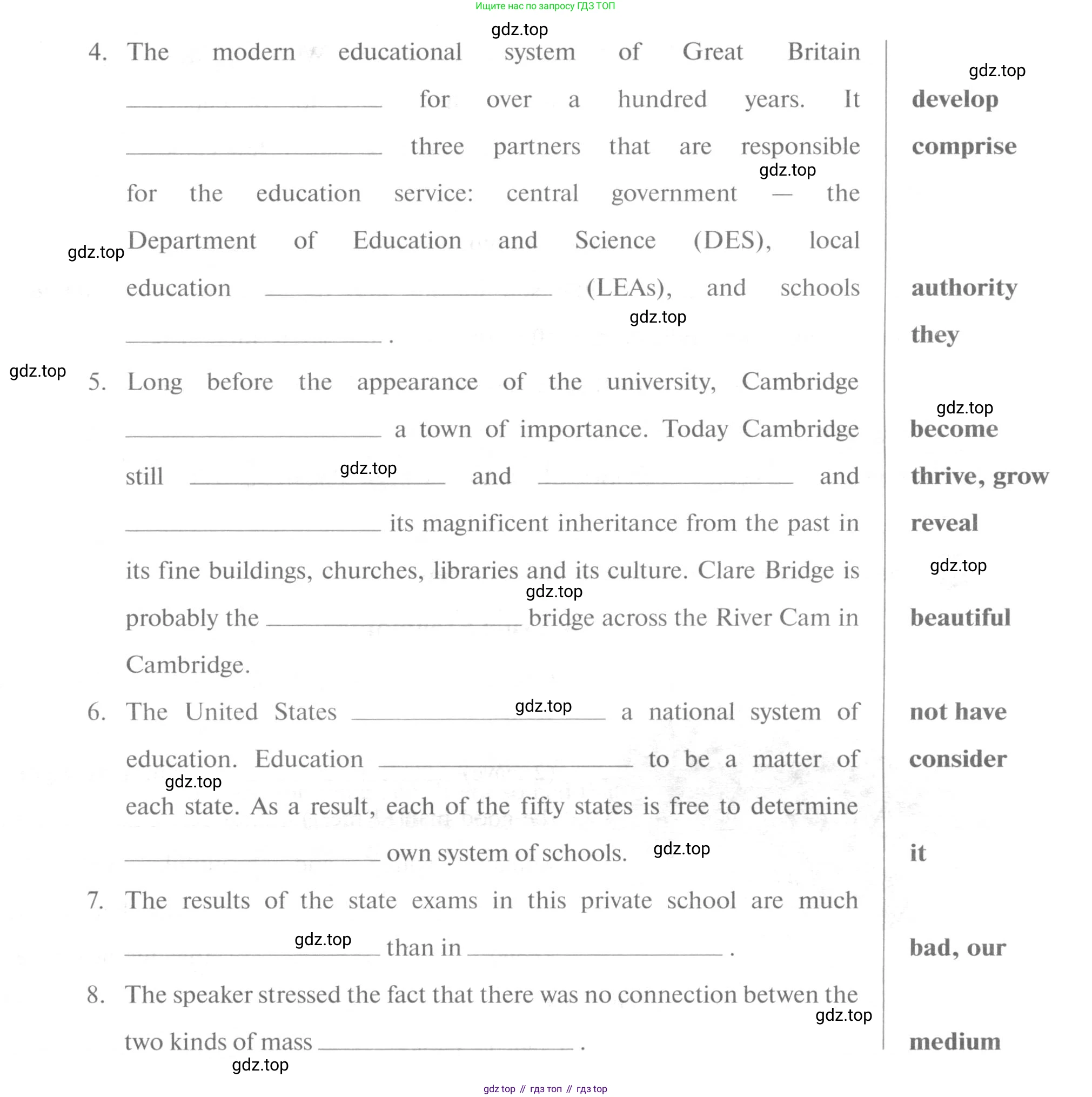 Английский язык (english), 11 класс рабочая тетрадь, авторы: Афанасьева Ольга Васильевна (Afanasyeva Olga), Михеева Ирина Владимировна (Mikheeva Irina), Баранова Ксения Михайловна (Baranova Ksenia), издательство Просвещение, Москва, 2016, белого цвета, страница 20, номер 28, Условие (продолжение 2)